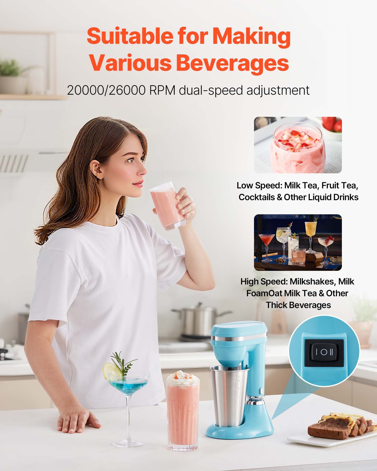 Mecale YAS-B4W296 Stand-Mixers - View #4