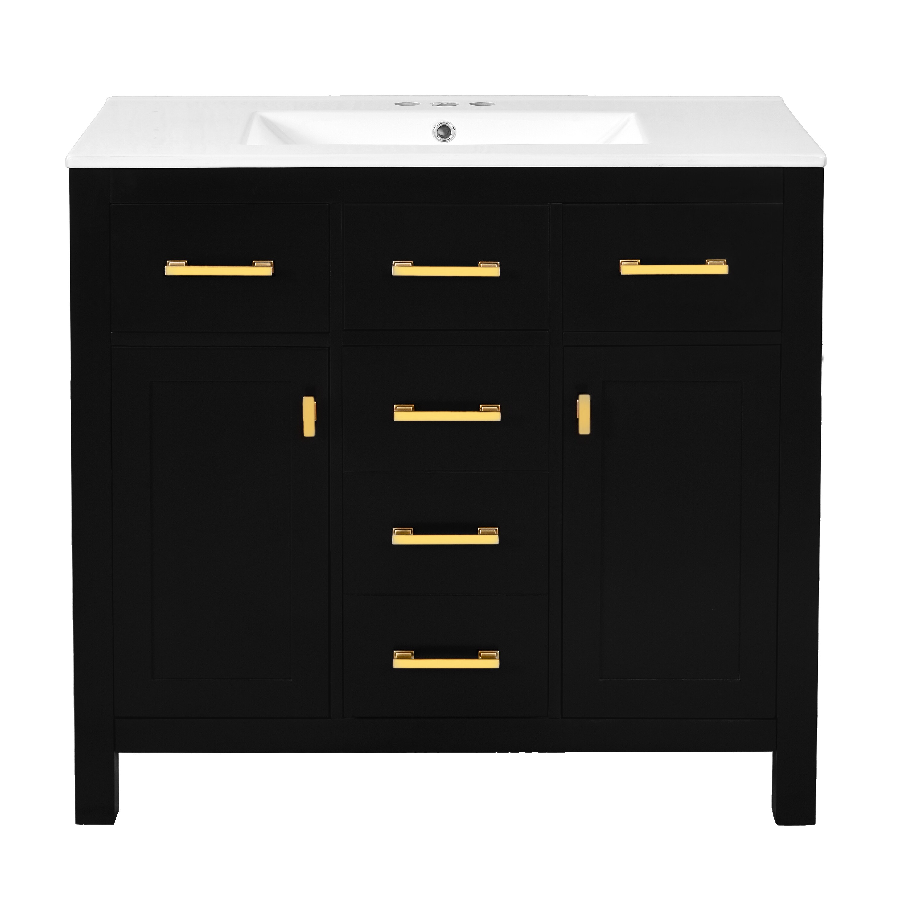 ModernLuxe L3P-N710SS00011B Bath-Vanity-Combo - View #8