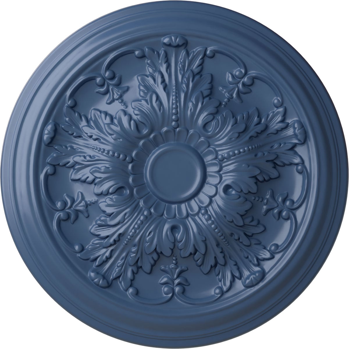 Ekena Millwork CM20DAAMF Damon 20-in W x 20-in L Painted Americana Polyurethane Whole Ceiling Medallion