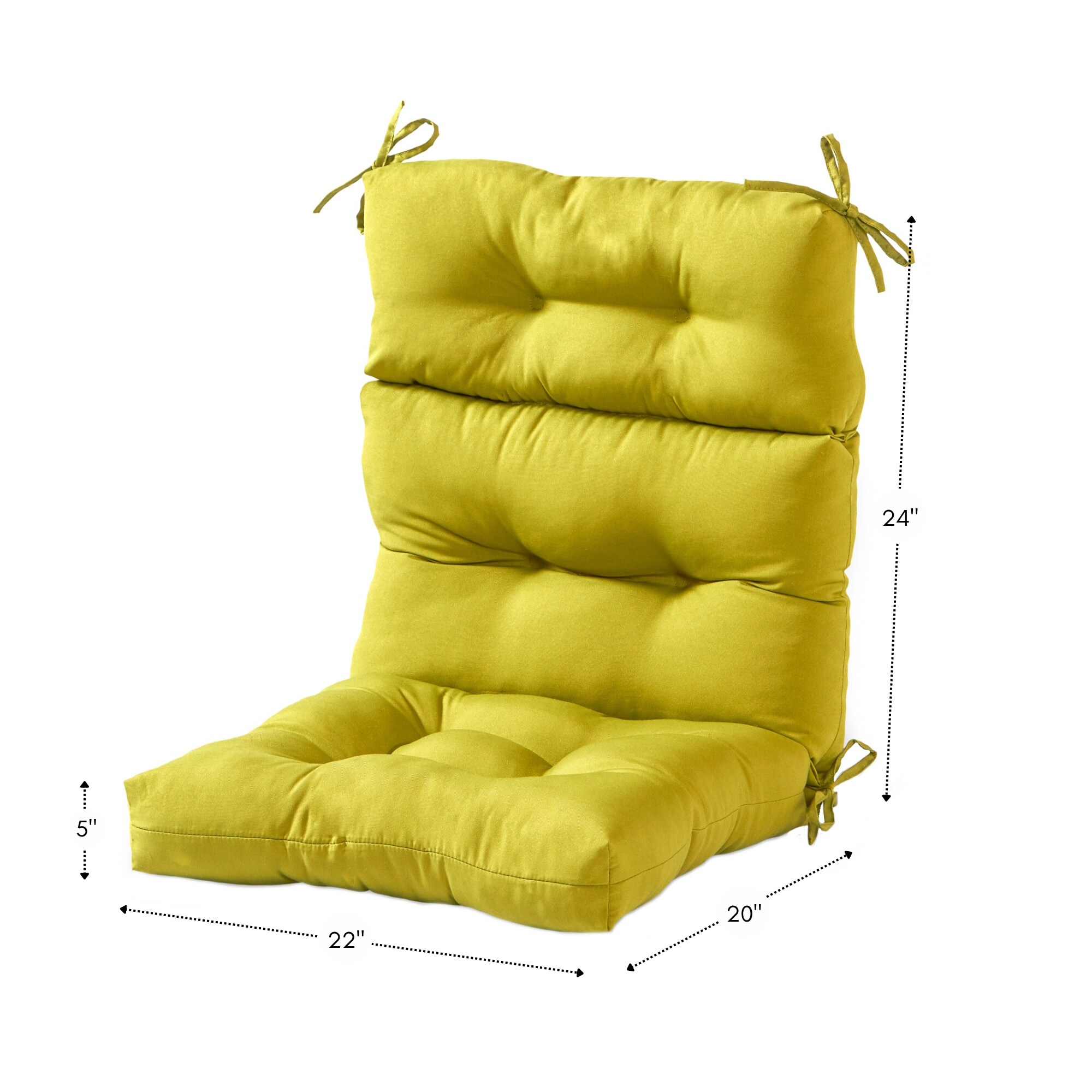 Greendale Home Fashions OC4809-KIWI Patio-Furniture-Cushions - View #8