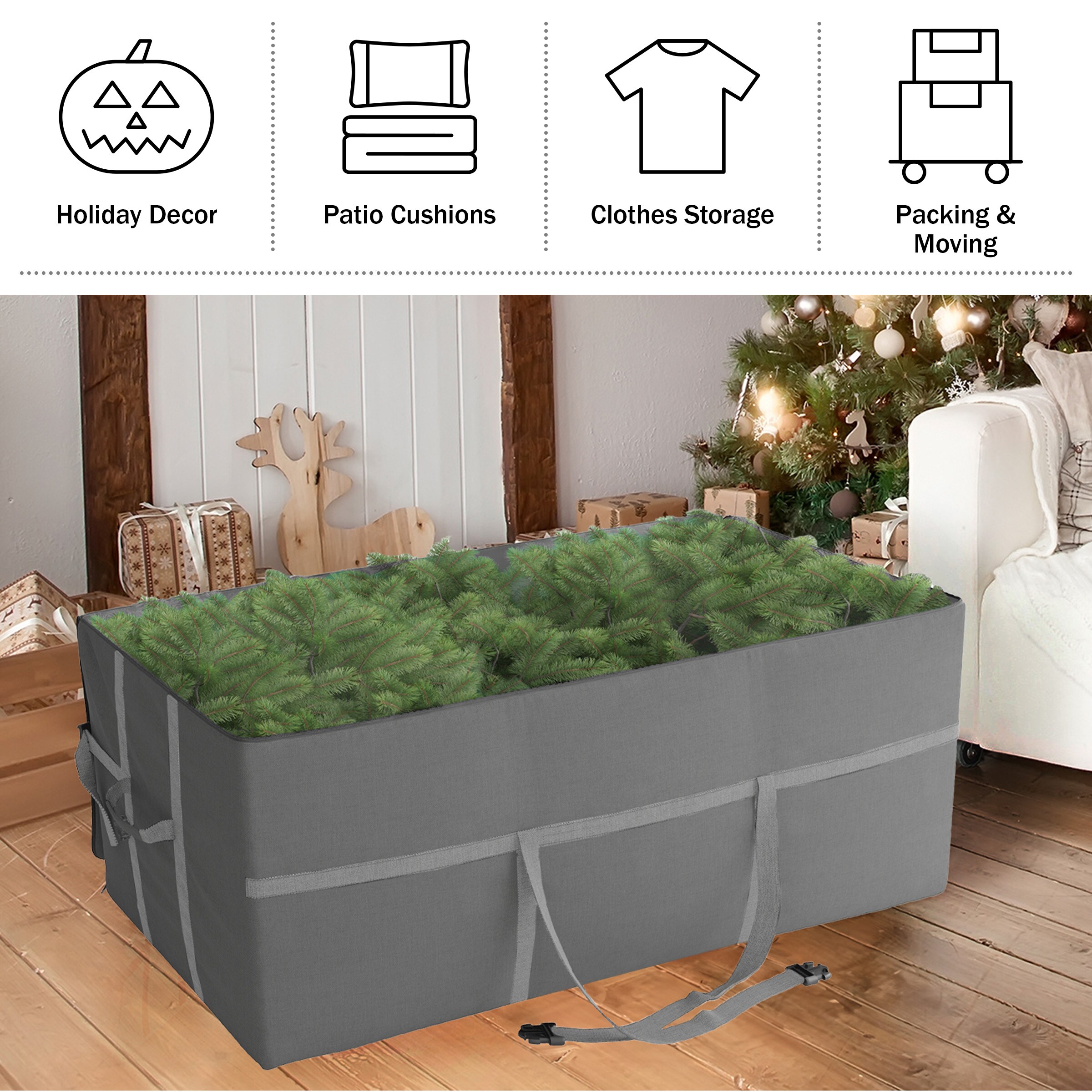 Elf Stor 83-DT5030-GRY Christmas-Tree-Storage - View #6