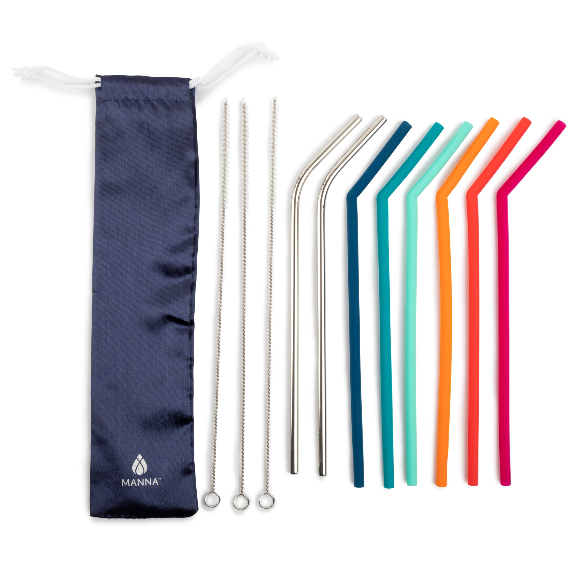 12 Pack Silicone Straw Tips for Reusable Straws Multi-Pack