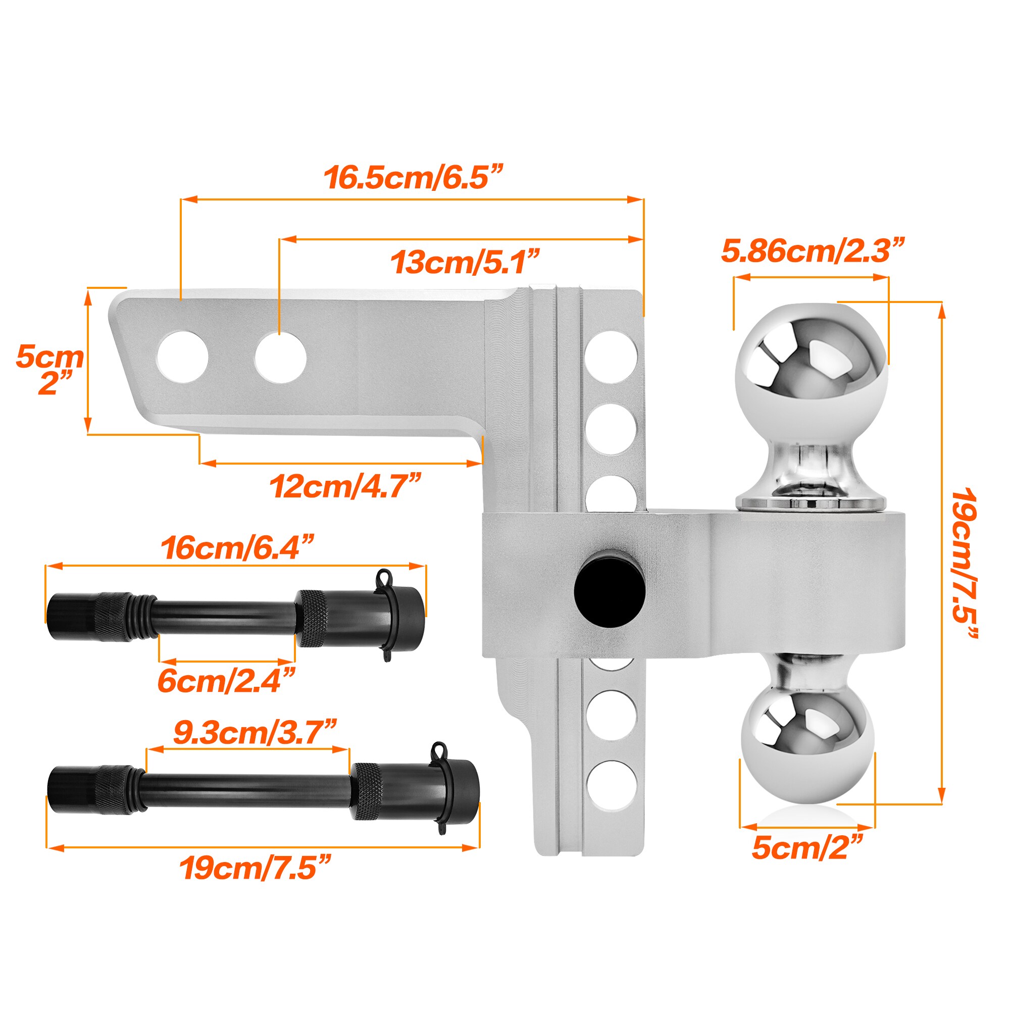 Kahomvis JT-2QP214-04 Ball-Mounts - View #2