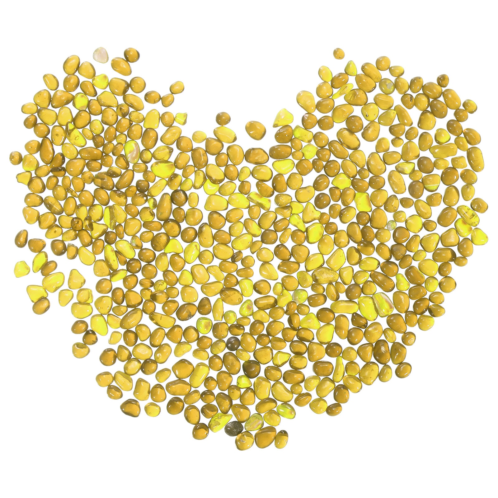 Unique Bargains - 400g/0.88lb 7-9mm Decorative Glass Stones Polished Glass Pebbles Marbles DIY De...