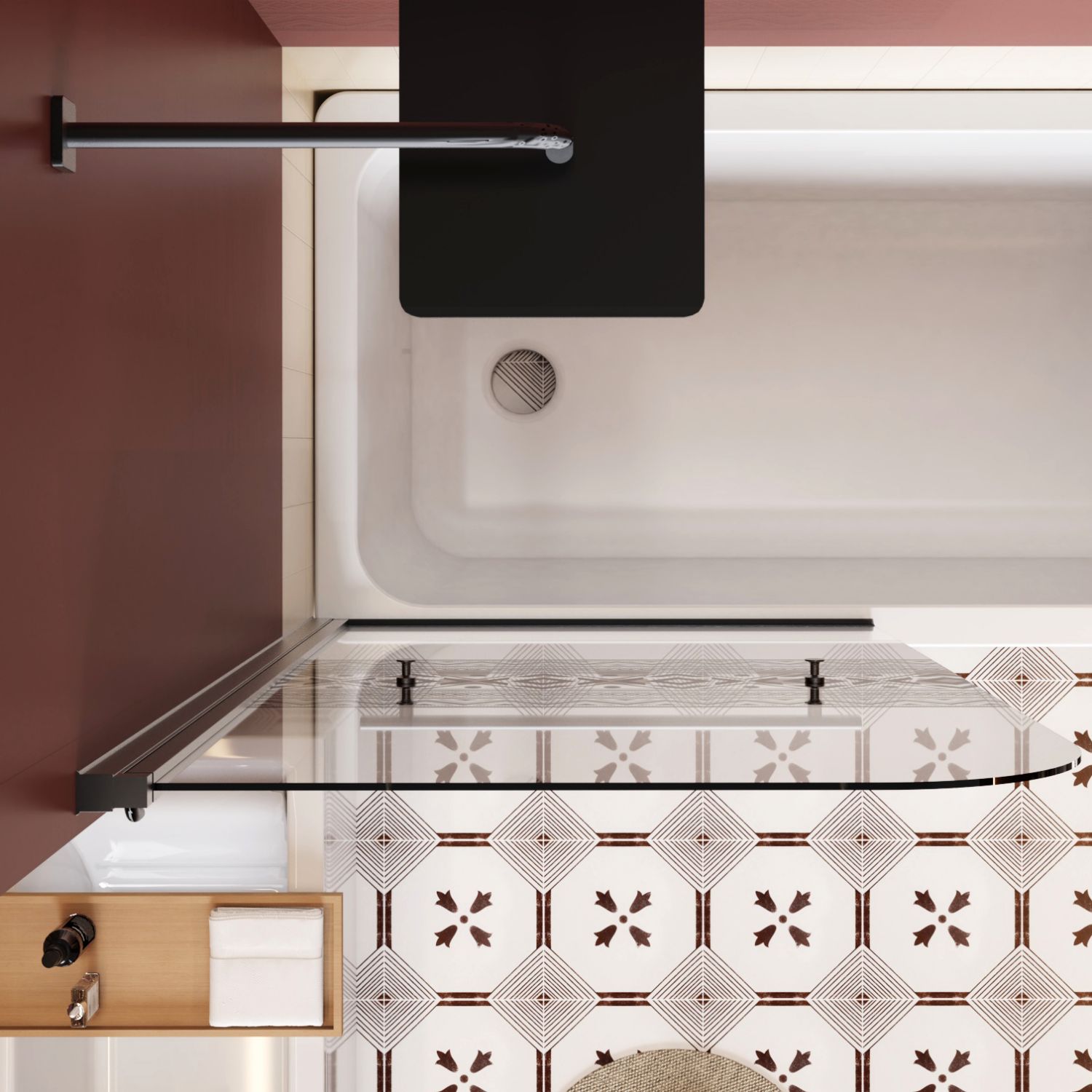 LIVIZA GIJ-SD003-34MB Bathtub-Doors - View #6