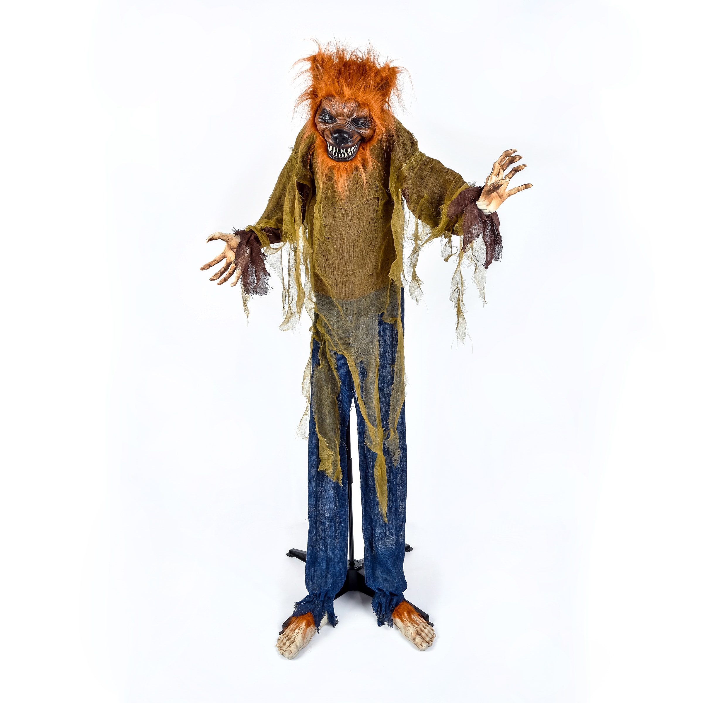 68-in Moaning Lighted cheapest Animatronic Pumpkin Figurine