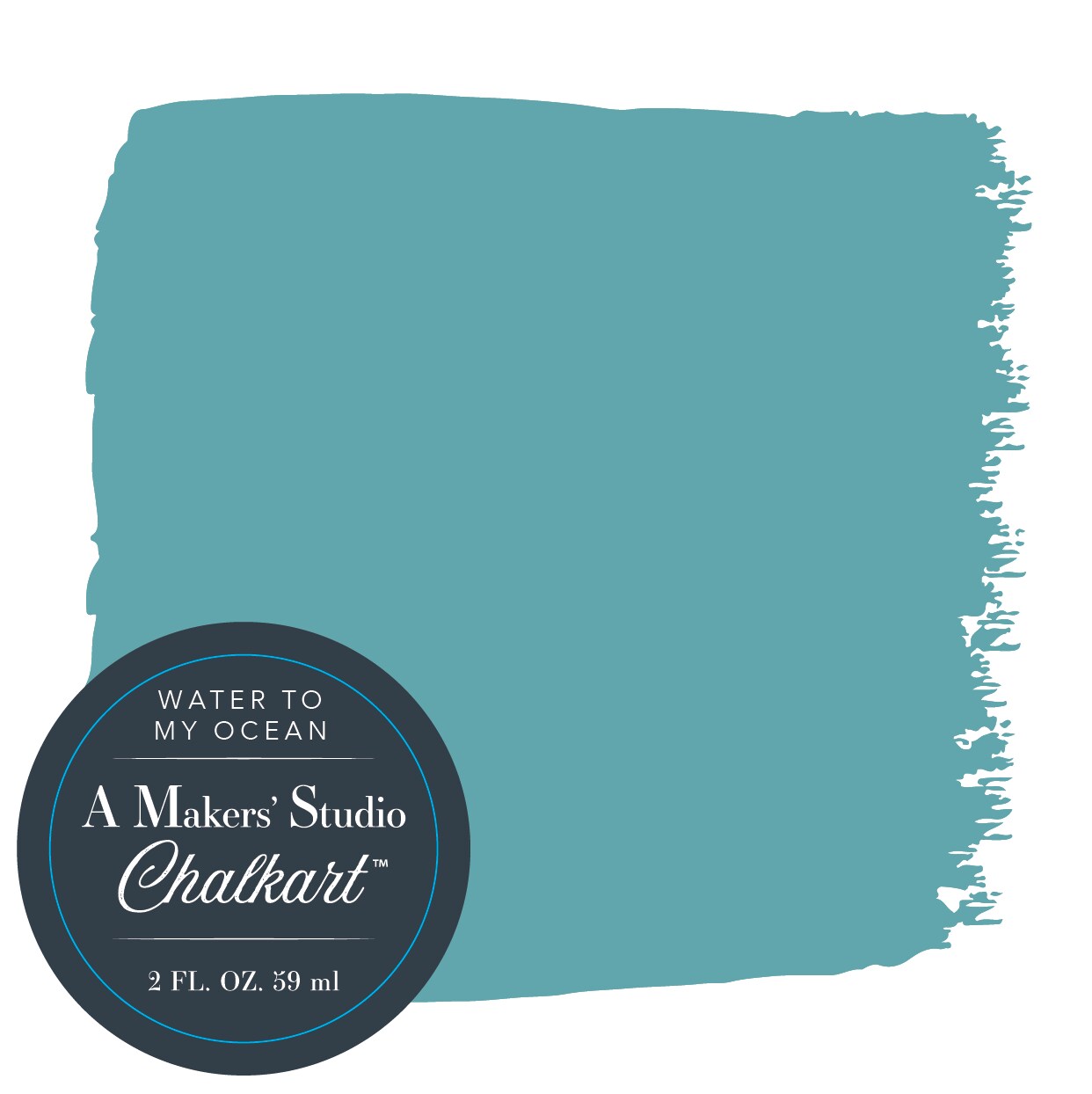A Makers' Studio AMS105 ChalkArt Water To My Ocean Water-Based Chalky Paint (4-oz)