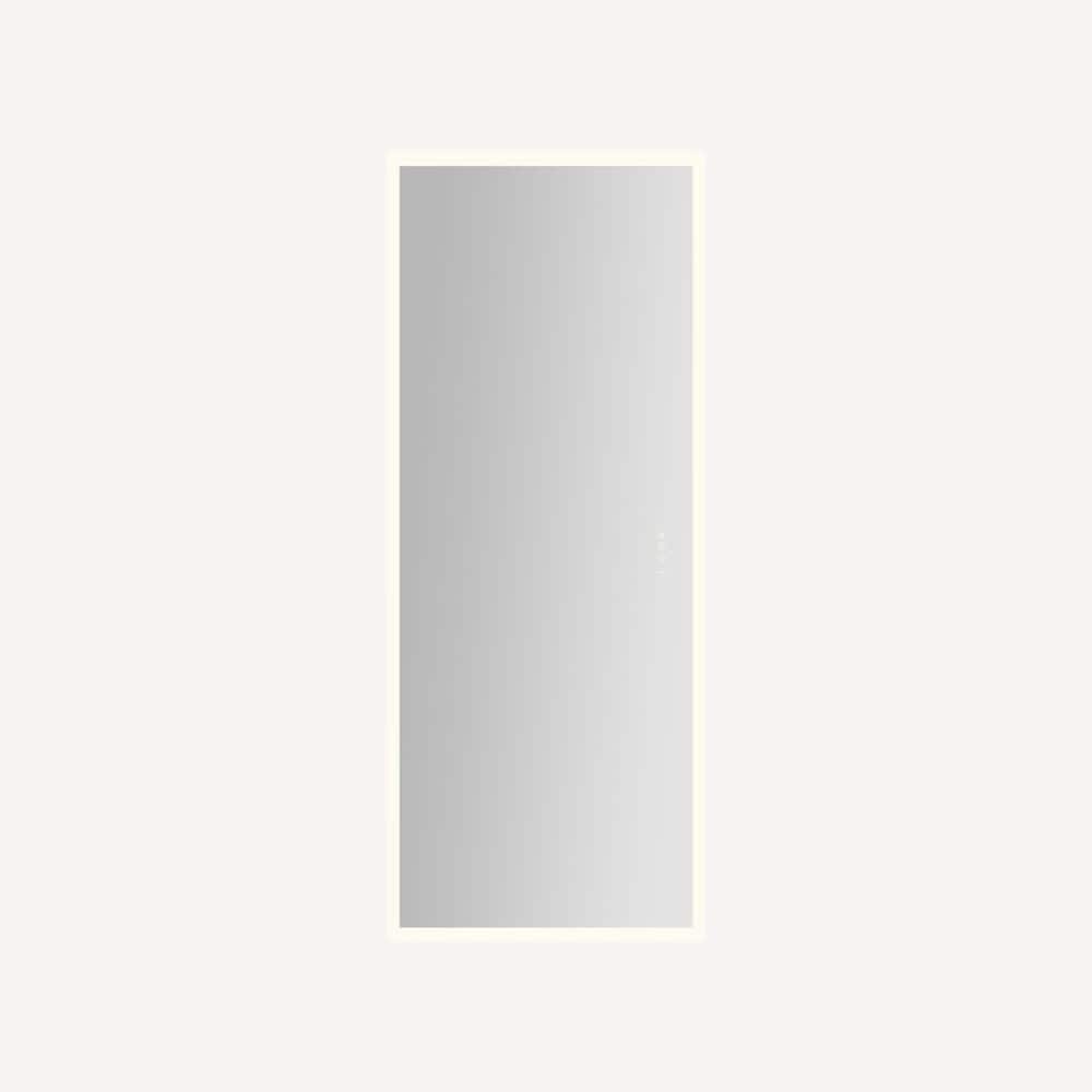 Robern  IM3072RPFPDT Instinct 291/8 InchW x 713/8 InchH Rectangular Flat Frameless Wall Mounted Bathroom Mirror with LED Lighting