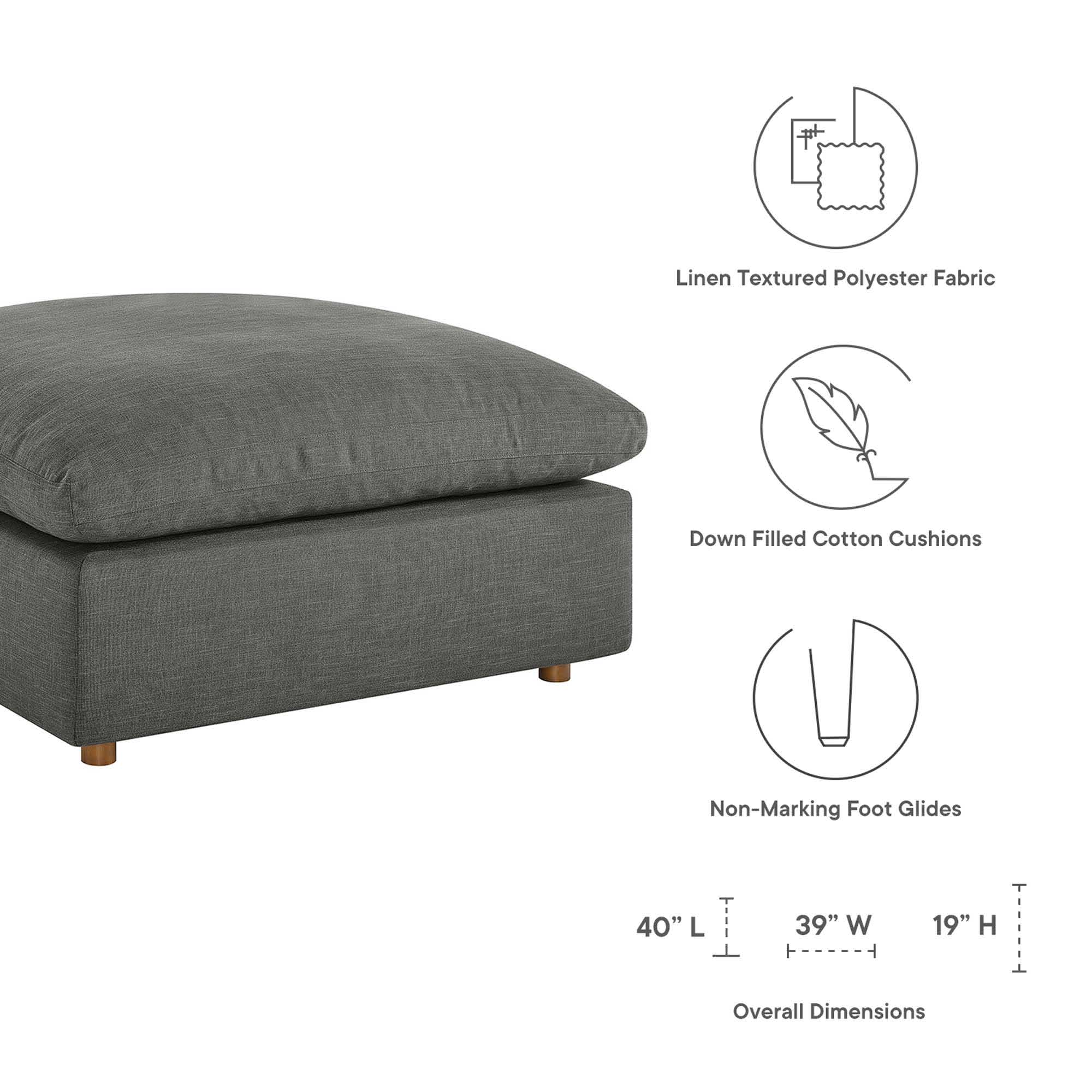 Modway EEI-3318-GRY Indoor-Ottomans - View #2