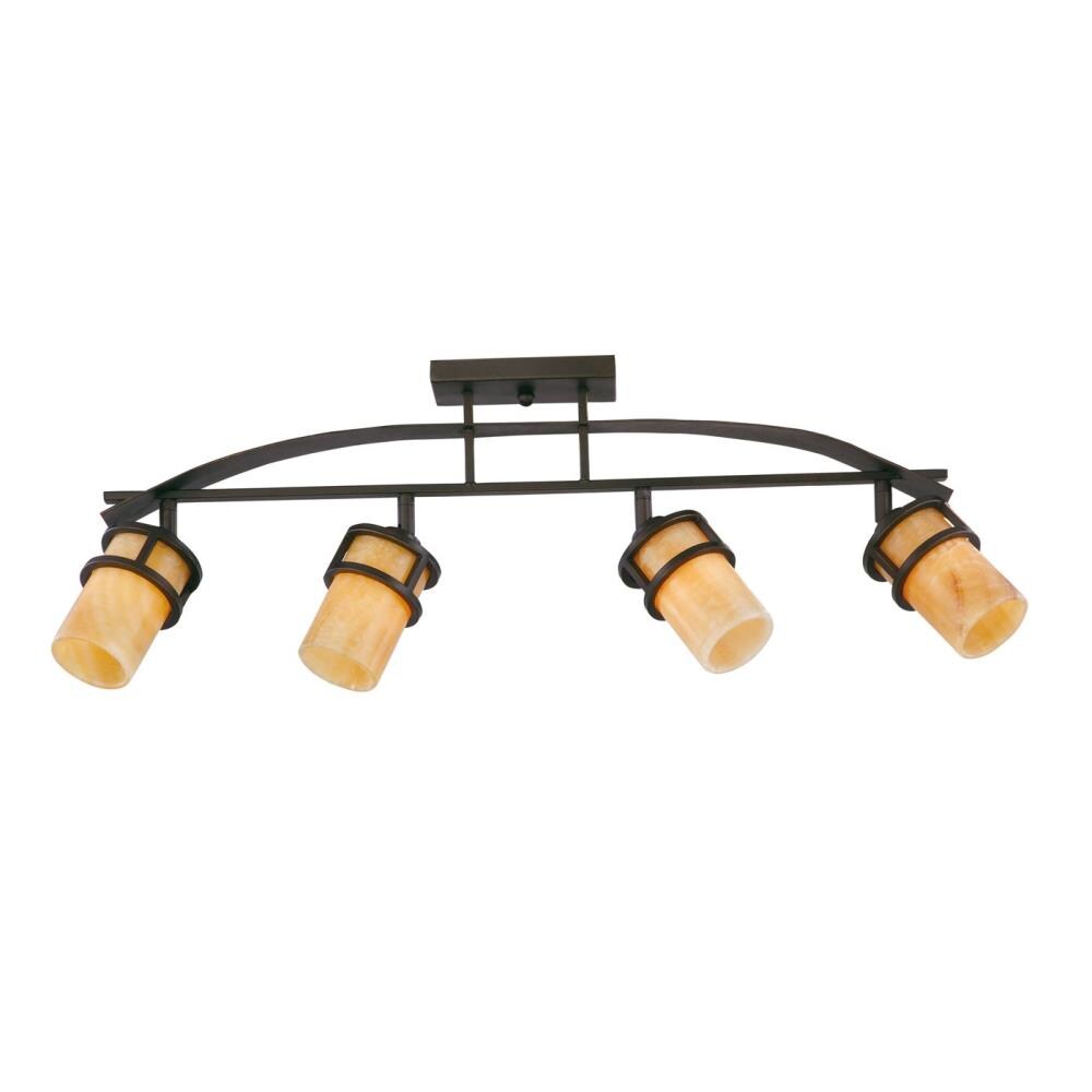 Quoizel KY1404IB Kyle 4-Light 36-in Imperial Bronze Dimmable Standard Track Bar Fixed Track Light Kit