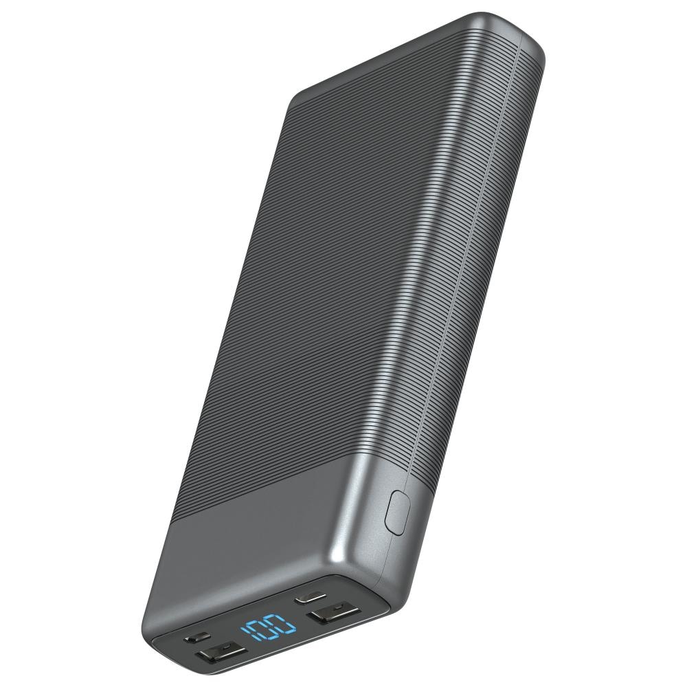 Just Wireless Portable Power Bank 15K USB-C/A - 15000mAh - Gray - Fast  Charge - 3 USB Ports - Type C & USB A Connectors in the Mobile Device  Chargers department at