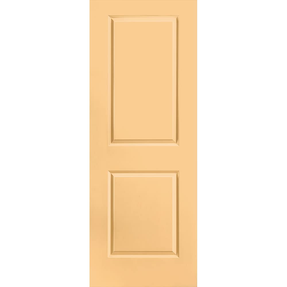 Masonite 1315779 Traditional 30-in x 80-in Marigold 2-panel square Smooth Hollow core Prefinished Molded composite Slab Door