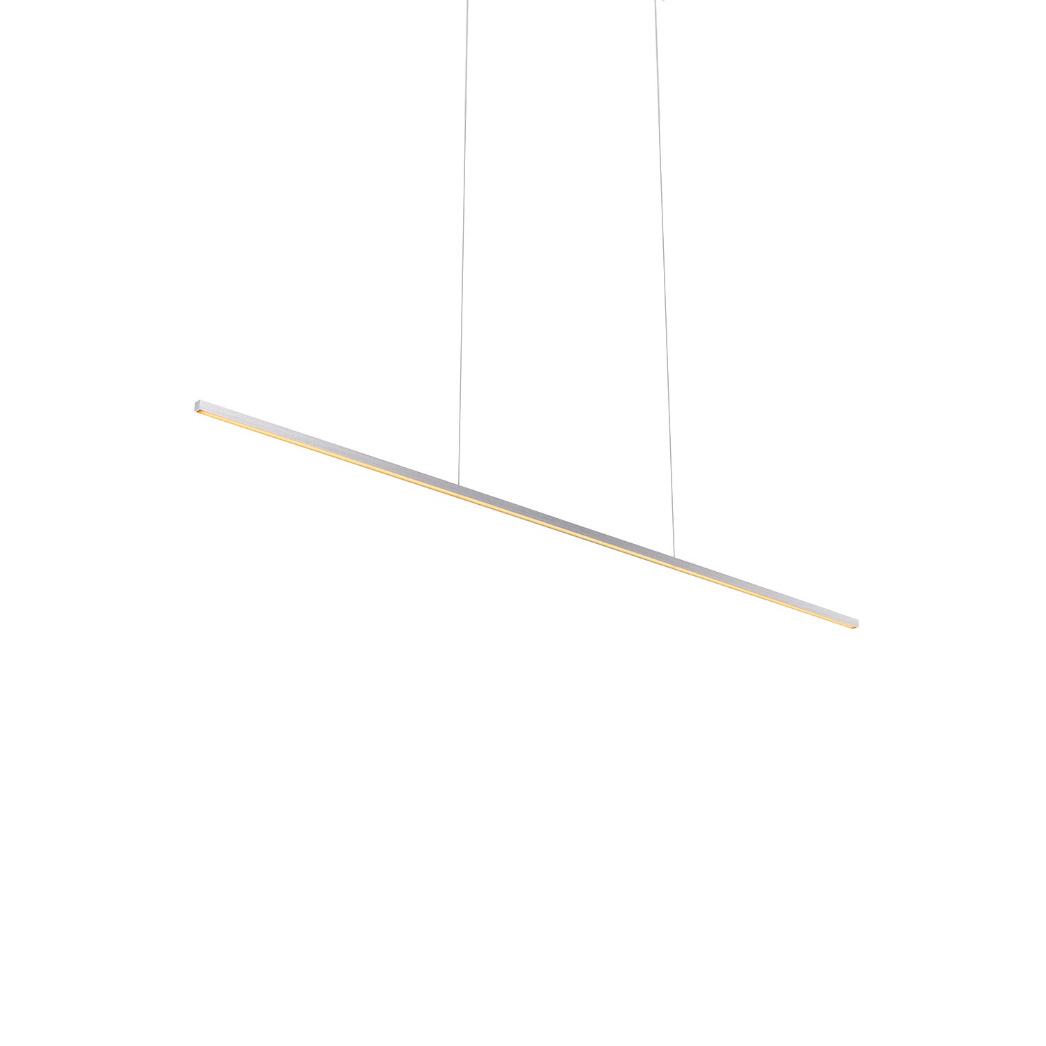 Kuzco Lighting LP18248-BN Vega Minor 1 -Light Brushed Nickel Modern/contemporary Linear Integrated LED Medium Hanging Pendant light