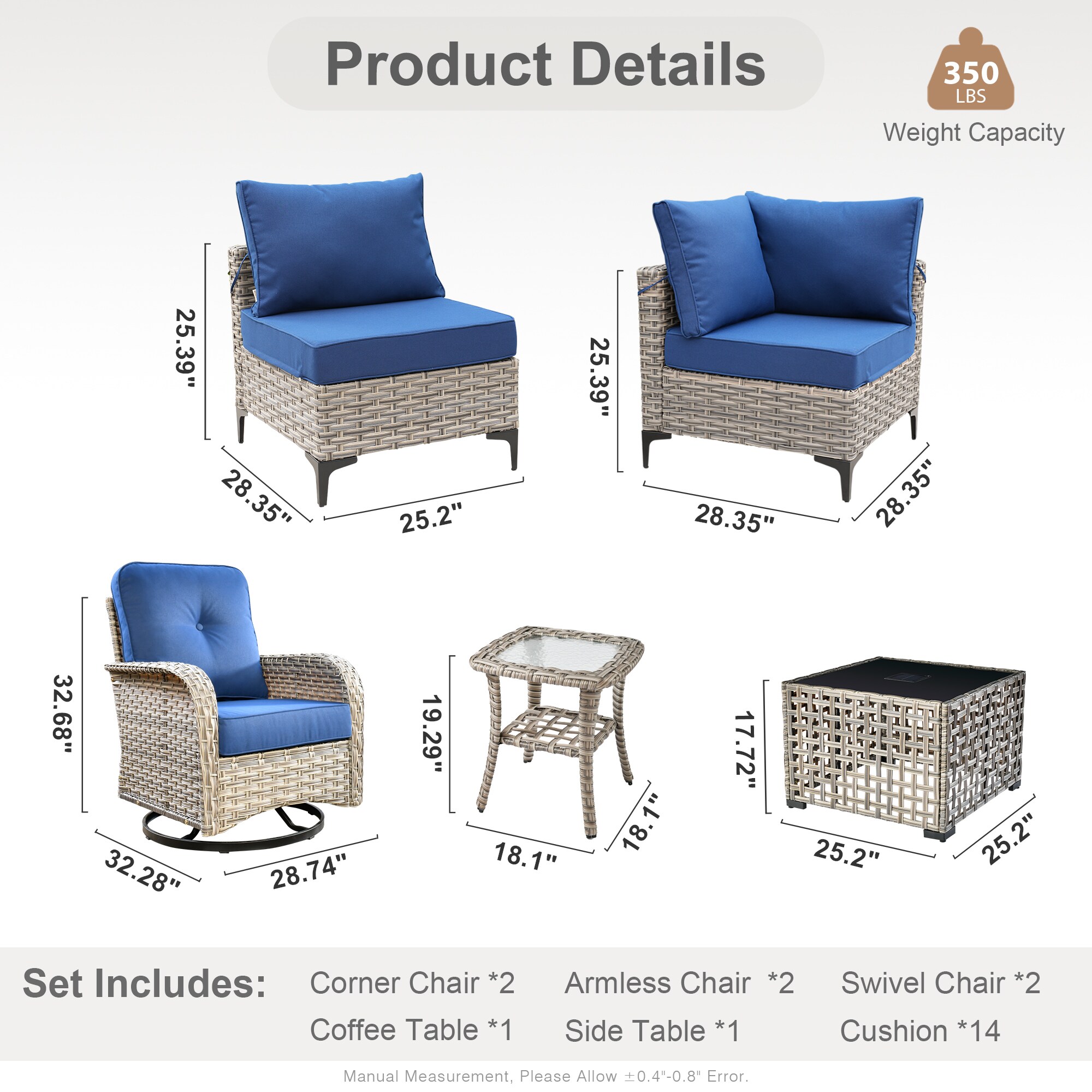 Caodoc L5-VYZSKT708-1 Patio-Sofas-Daybeds - View #7