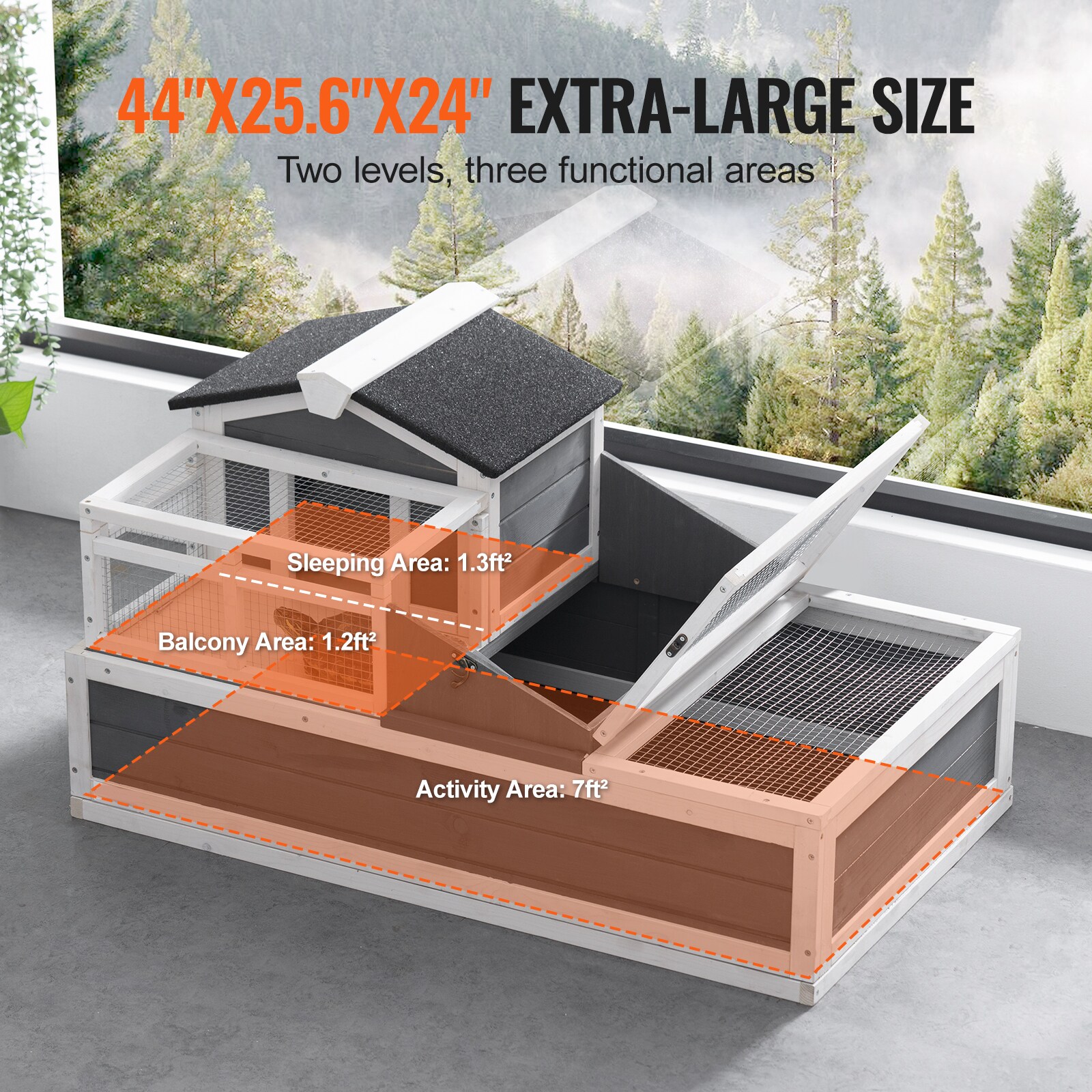 VEVOR SCMZWGXMZDWD05247V0 Terrariums-Habitats - View #3