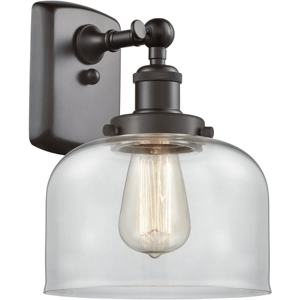 Innovations Lighting - 916-1W-OB-G72-LED Ballston Large Bell Wall Sconce Oil Rubbed Bronze