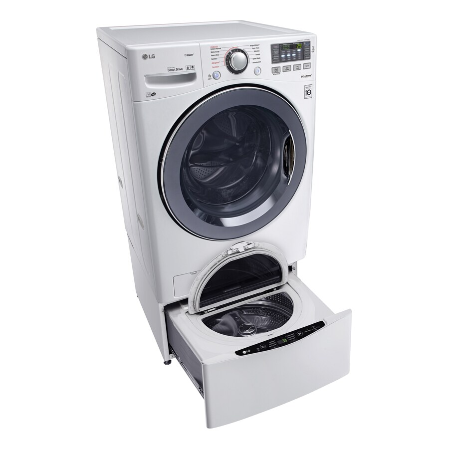 LG 7.4-cu ft Stackable Steam Cycle Electric Dryer (White) at Lowes.com