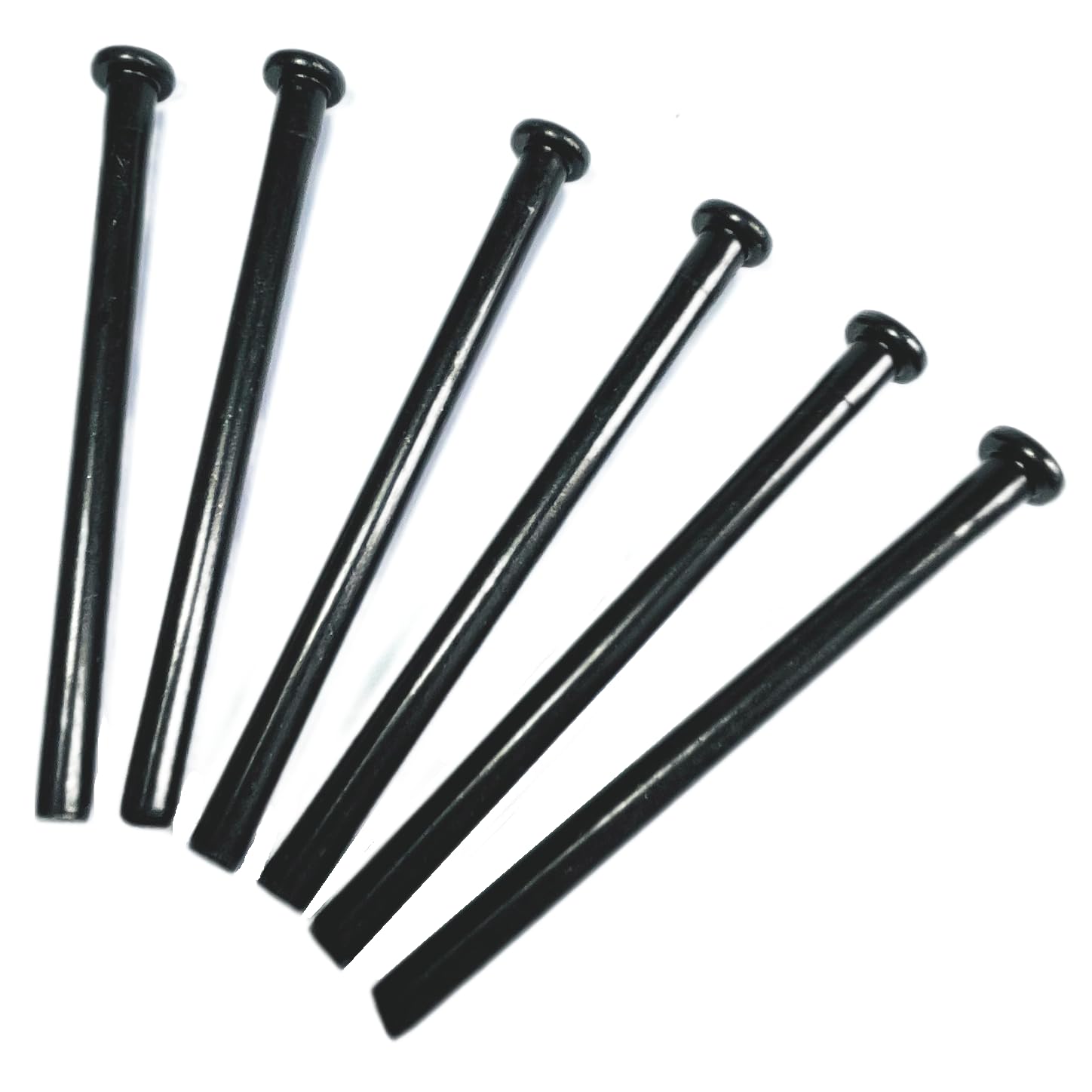 KHKFY 6pcs 4 inch Interior Door Hinge Pins Oil Rubbed Bronze Finish for Door Repair Replacement and Closing Black durable