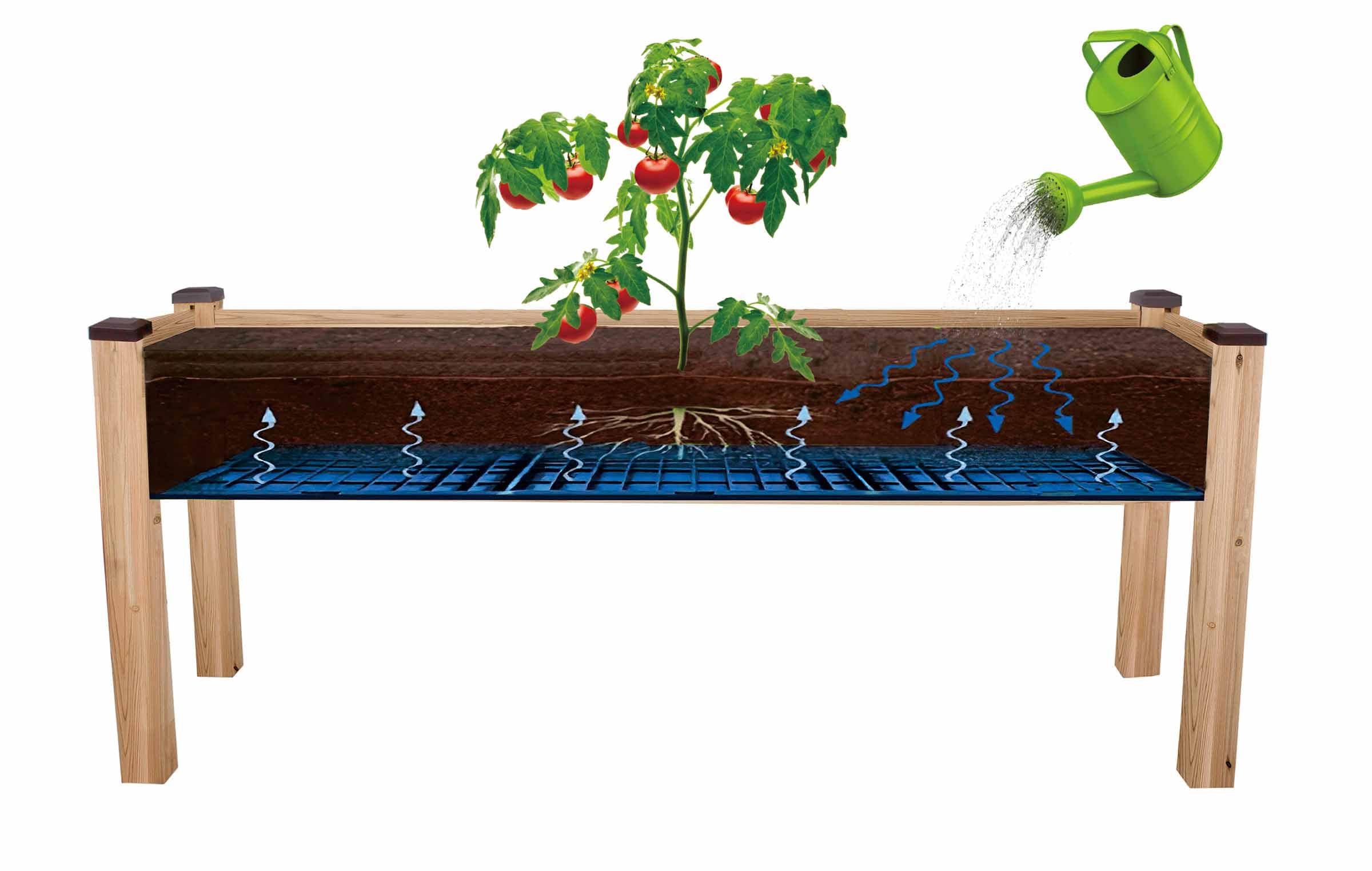 CedarCraft CCELV2372C Raised-Garden-Beds - View #5