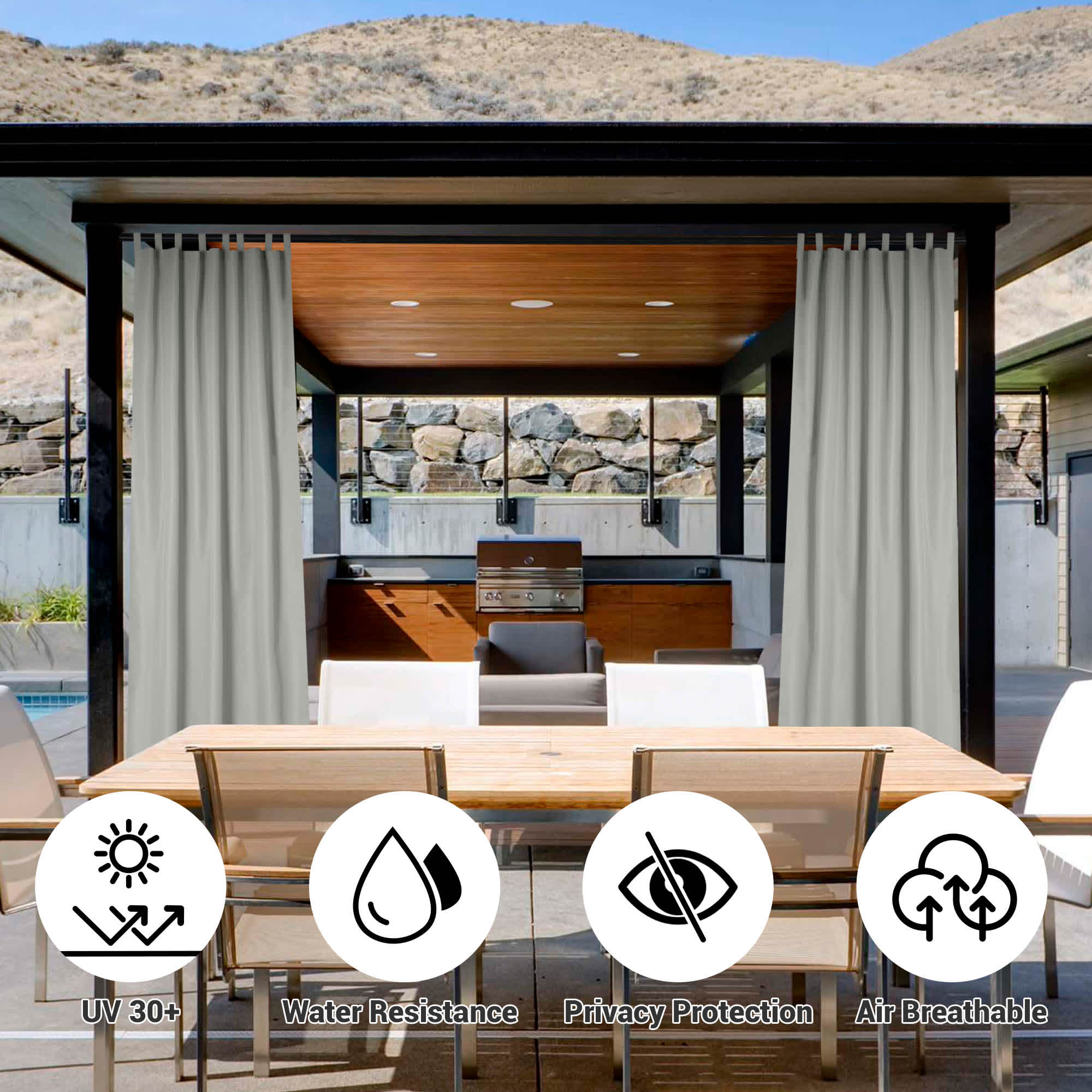 Yescom 07PCN001-5484-9X4-LO curtains - View #4