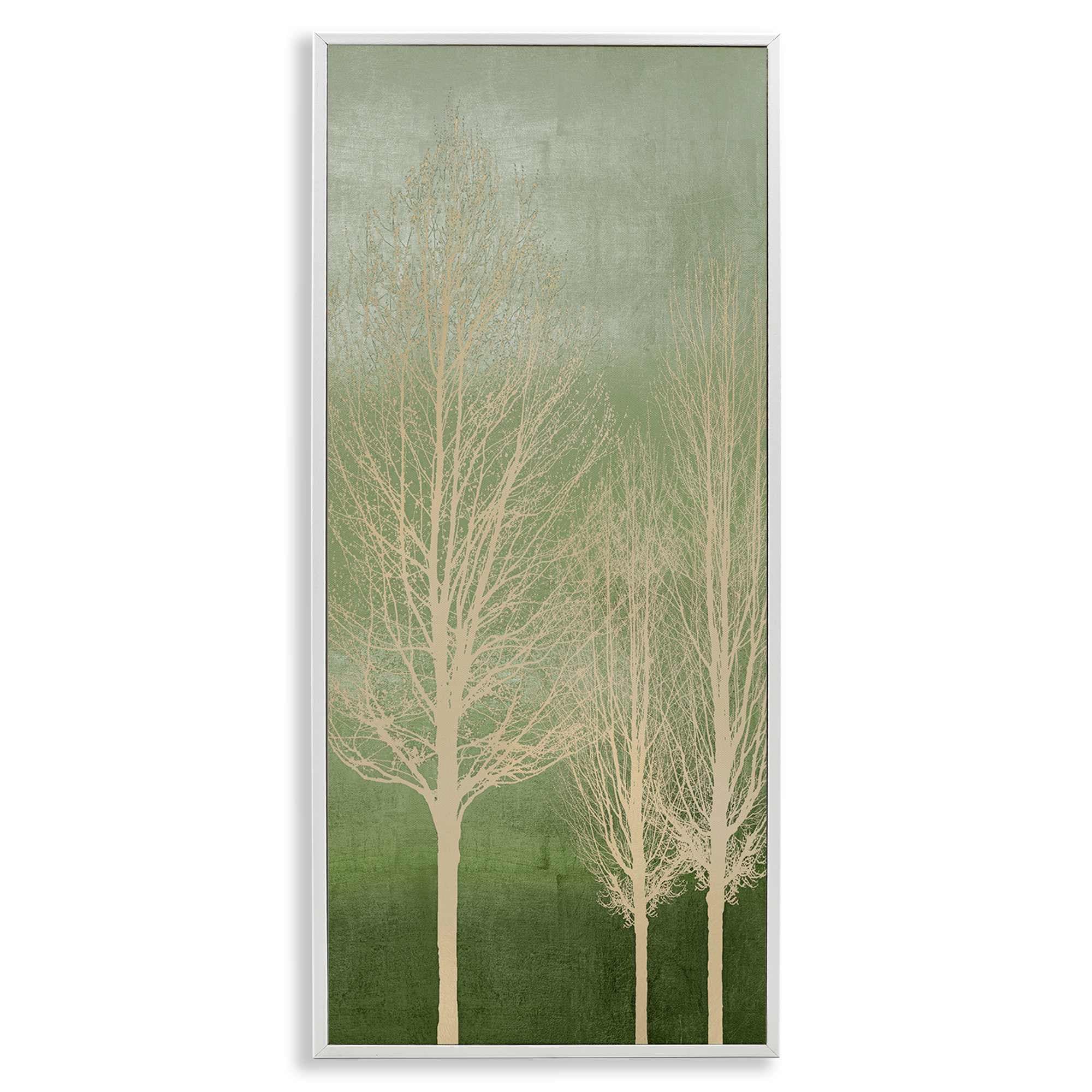 Stupell Industries BS-558-WFR-10X24 Tree Over Ombre Framed Giclee design by Kate Bennett
