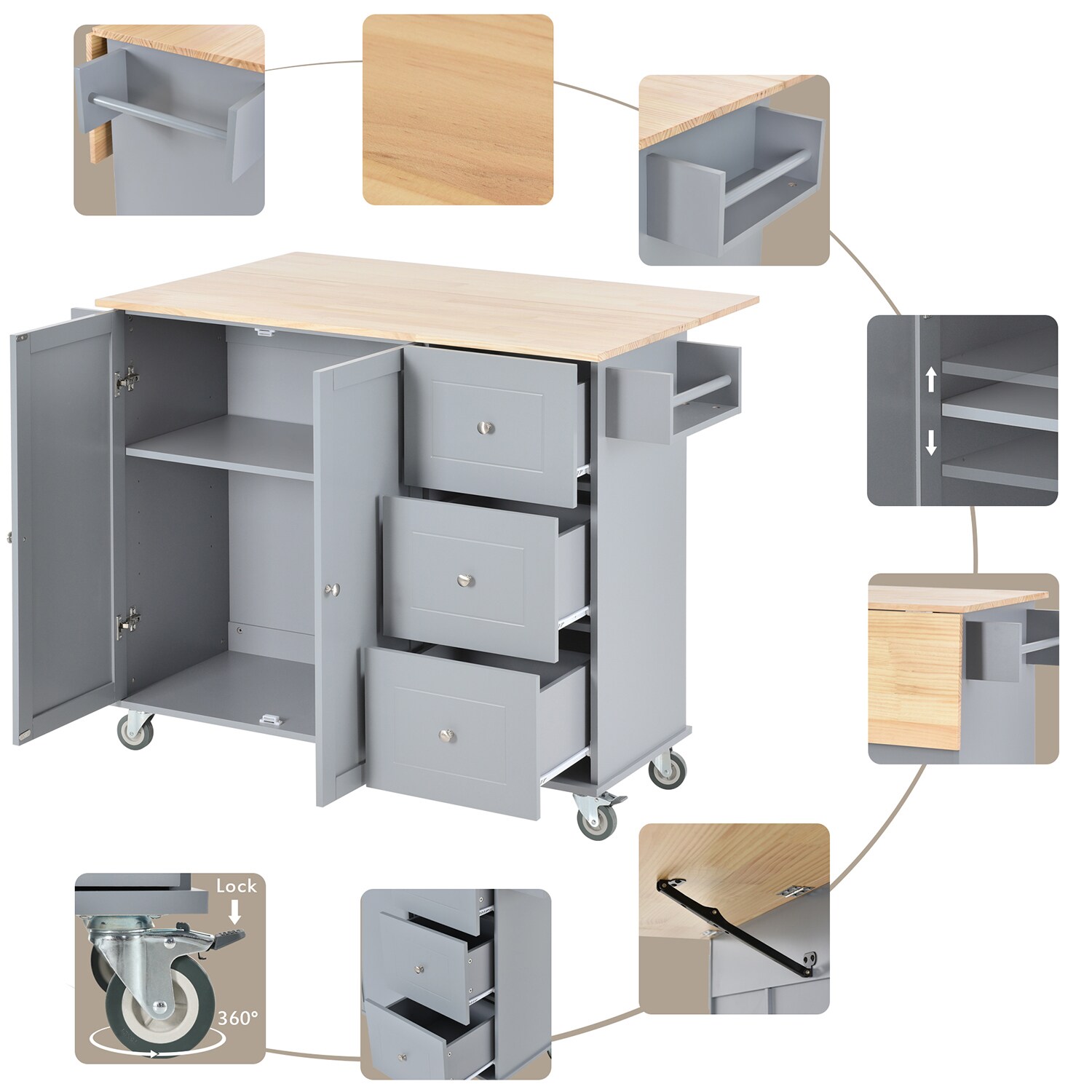 SINOFURN SYB260003GY Kitchen-Furniture - View #19