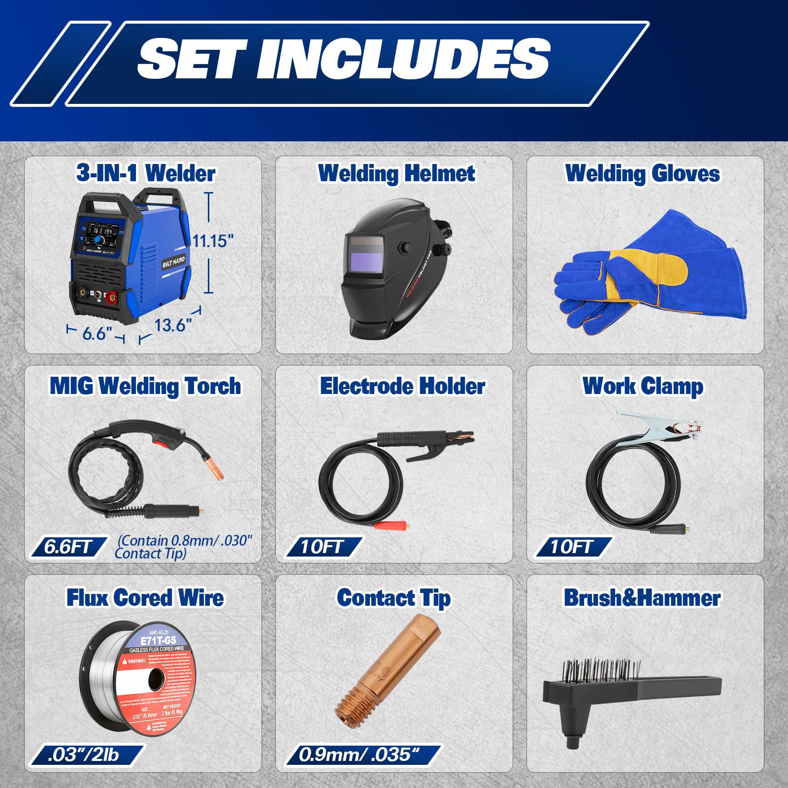 BILT HARD WLD-1607 Wire-Feed-Welders - View #6