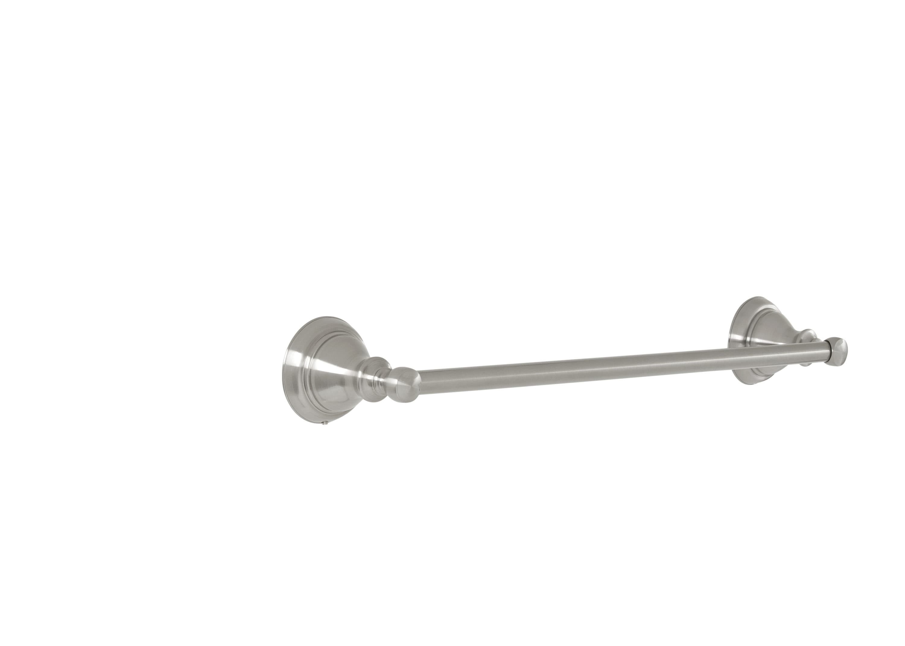 allen + roth Mitchell Brushed Nickel Pvd Single-Hook Wall Mount