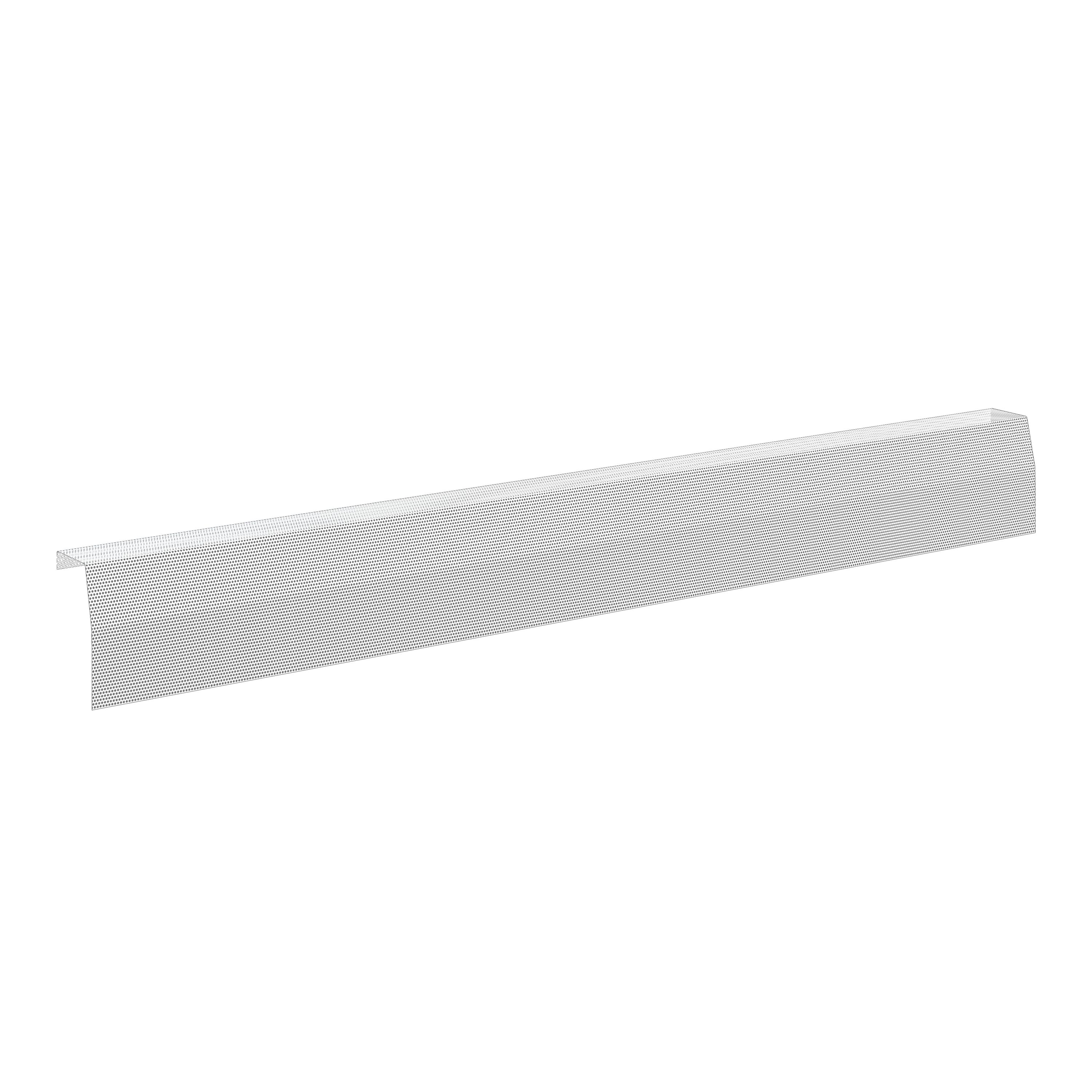 Baseboarders BB001-60-WHT Premium 5-ft Hydronic Slip-on Baseboard Heater Cover
