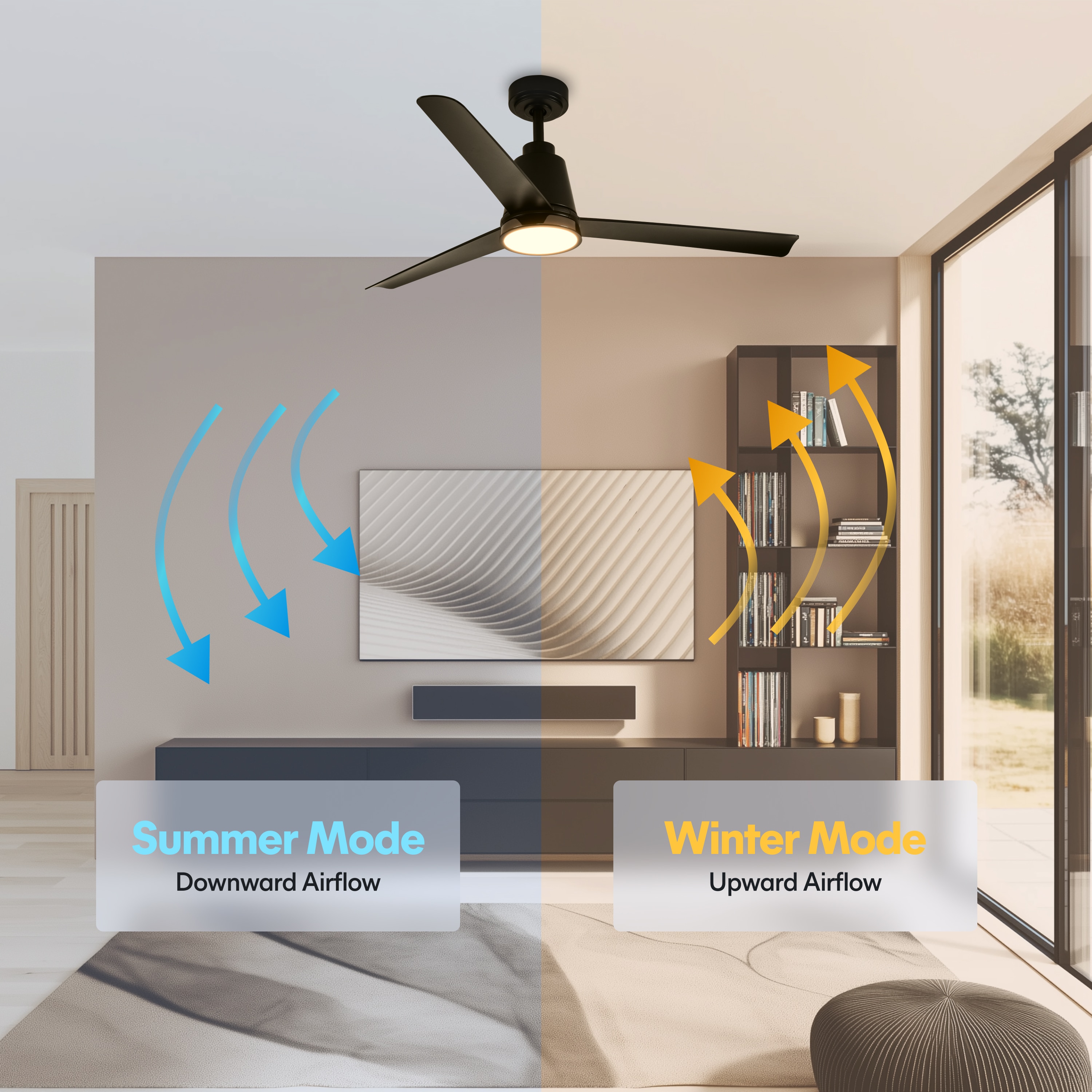 ALTITUDE SOLO-52-MBK-MBK-BKN Ceiling-Fans - View #13