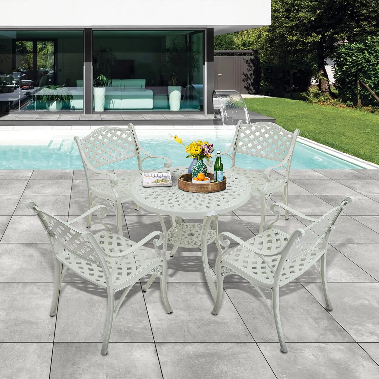 GZMR ZF6020CT-WHGZ Patio-Dining-Sets - View #2