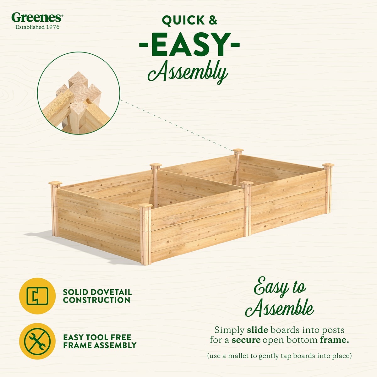 Greenes Fence RC6S6T35B Raised-Garden-Beds - View #4