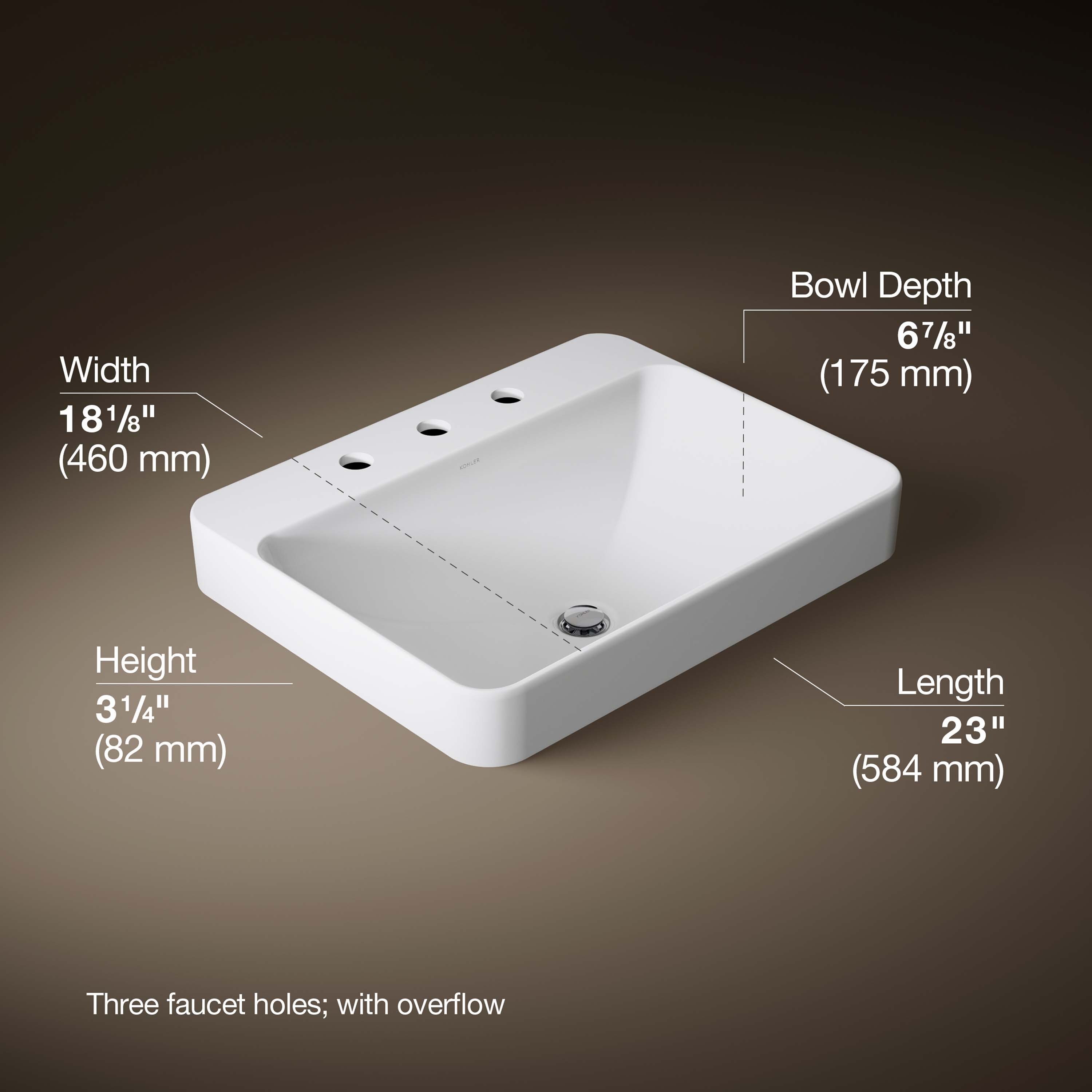 KOHLER 2660-8-0 Bath-Sink - View #3