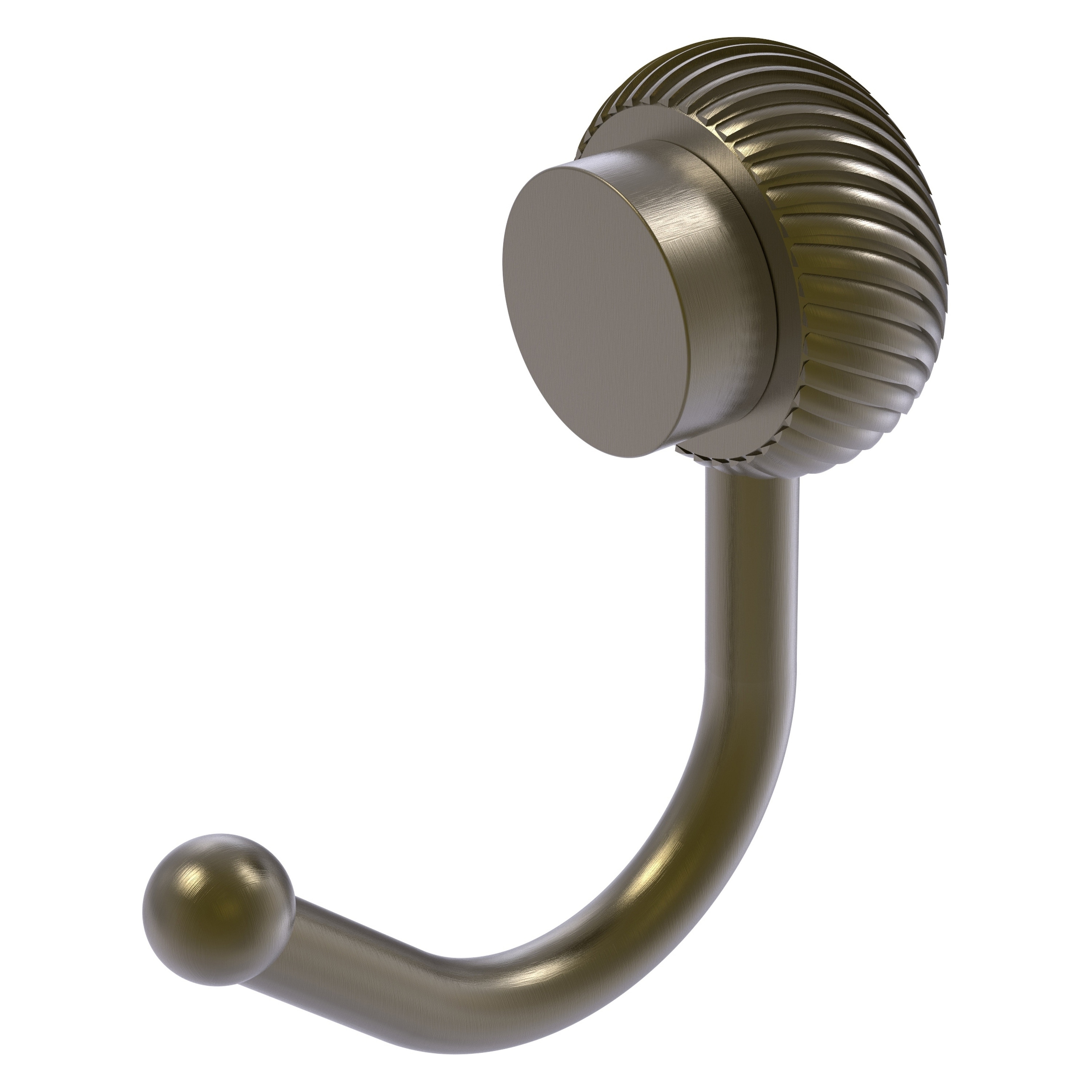 Allied Brass 420T-ABR Venus Antique Brass Single -Hook Wall mount Towel Hook