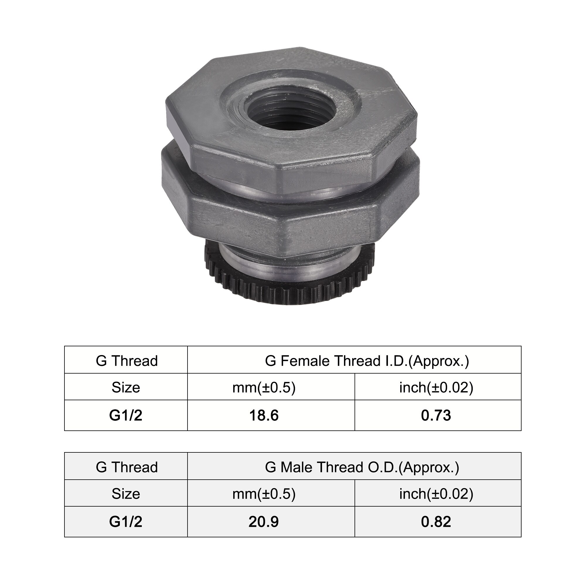 Unique Bargains S25120203UX1937 Pvc-Pressure-Sch-40-Fittings - View #5