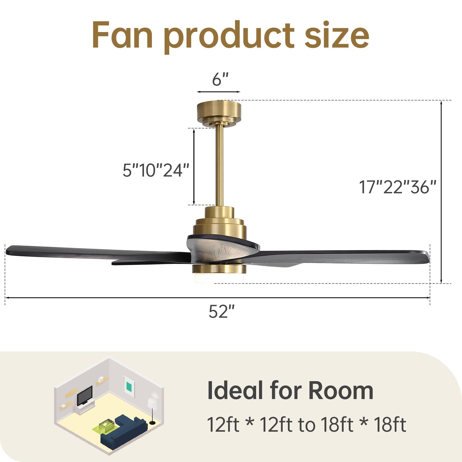 Bayfeve BFHS-359ABK Ceiling-Fans - View #9