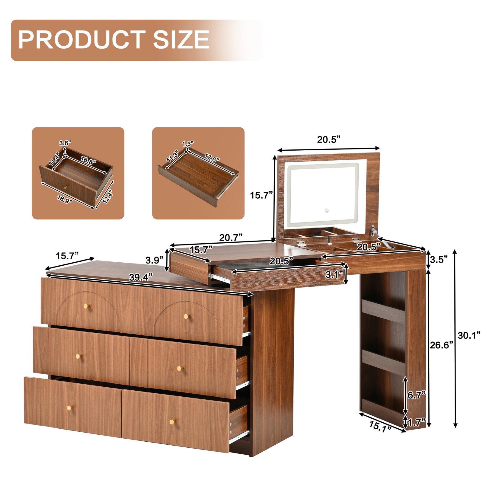 Sunrinx MG14-IF-29 Bedroom-Vanities - View #13