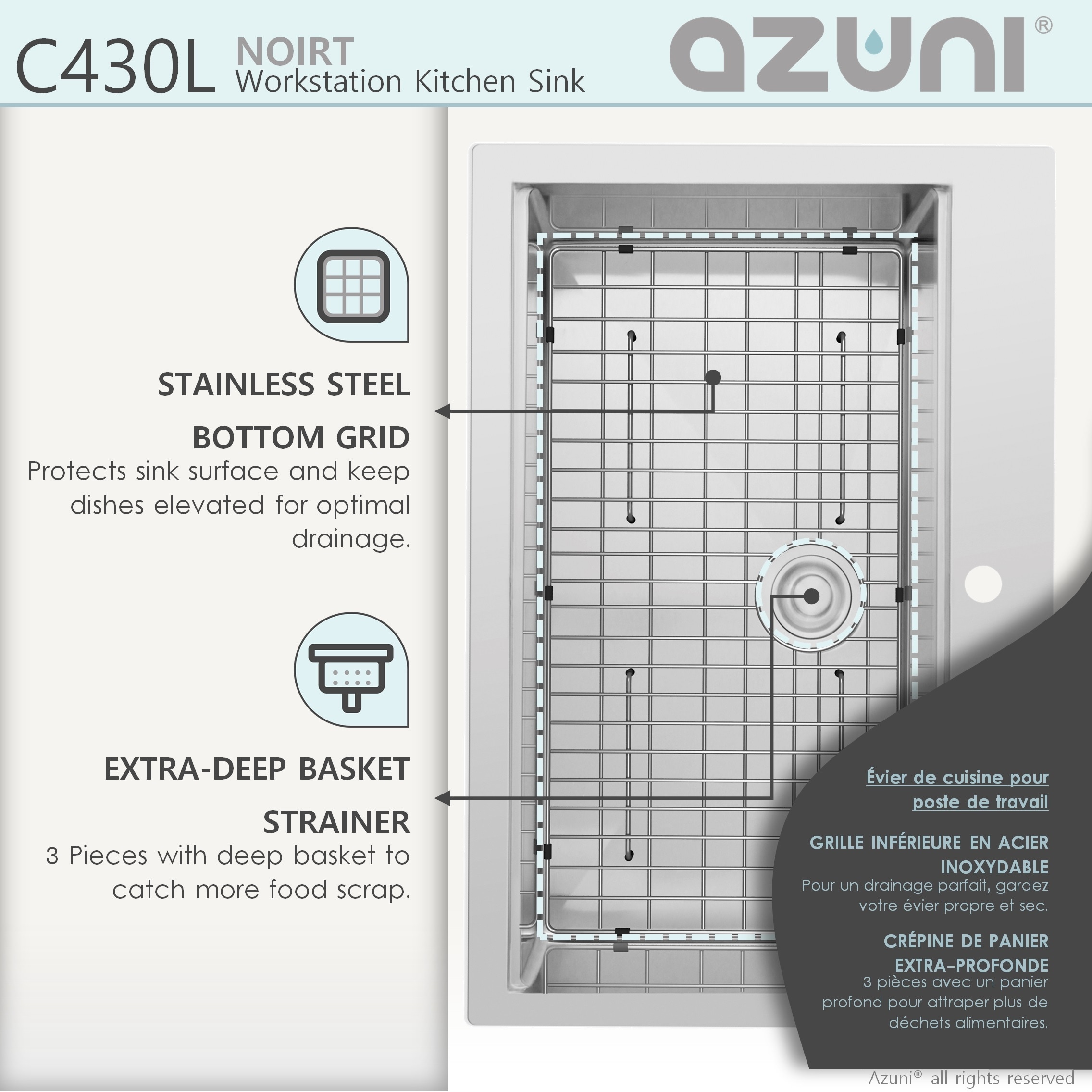 Azuni C430L1 Kitchen-Sinks - View #11