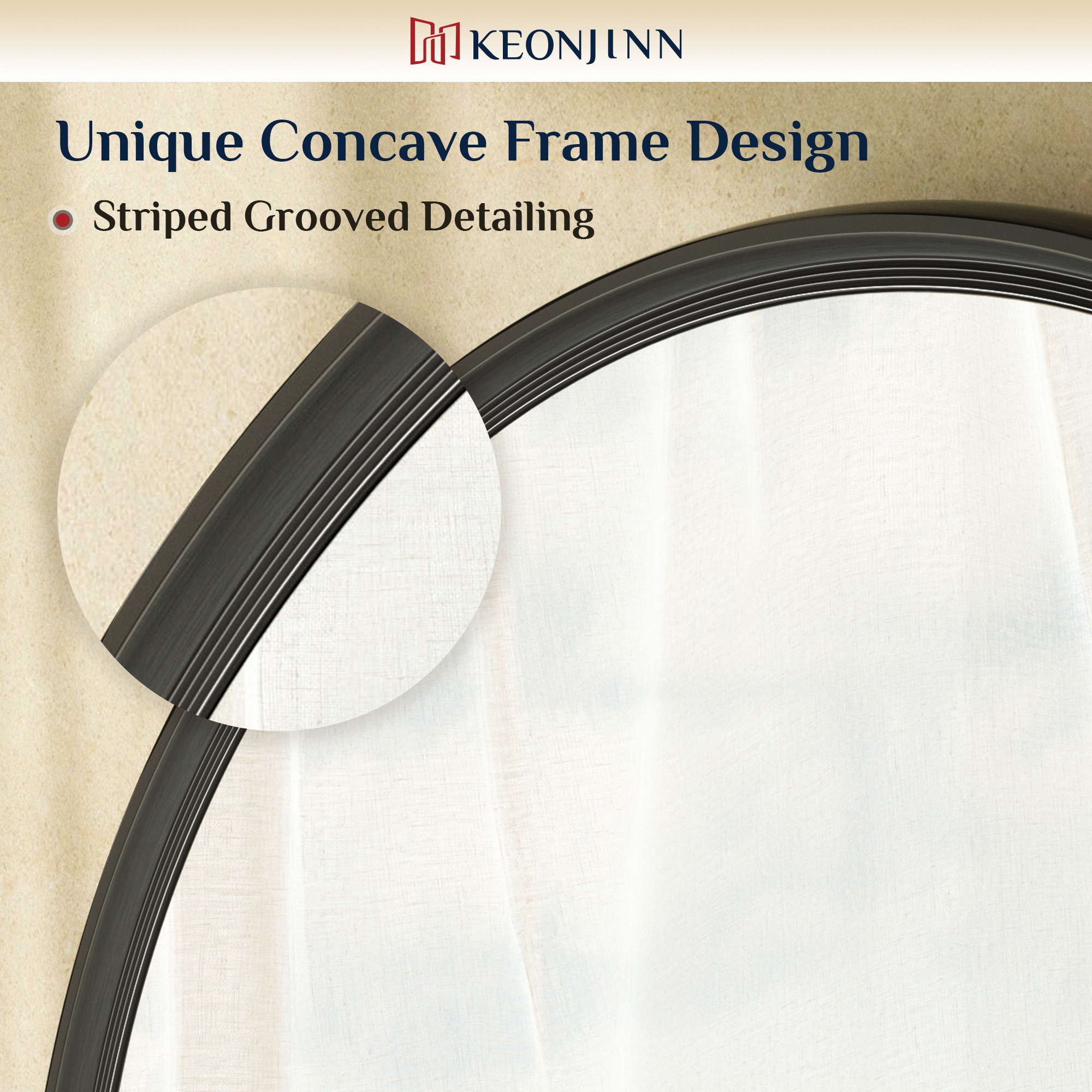 Keonjinn LW-YX18-R41BK Decor-Mirrors - View #5