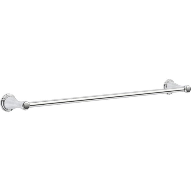 Peerless Bayside 24-in Polished Chrome Wall Mount Single Towel Bar Peerless Bayside 24-in Polished Chrome Wall Mount Single Towel Bar