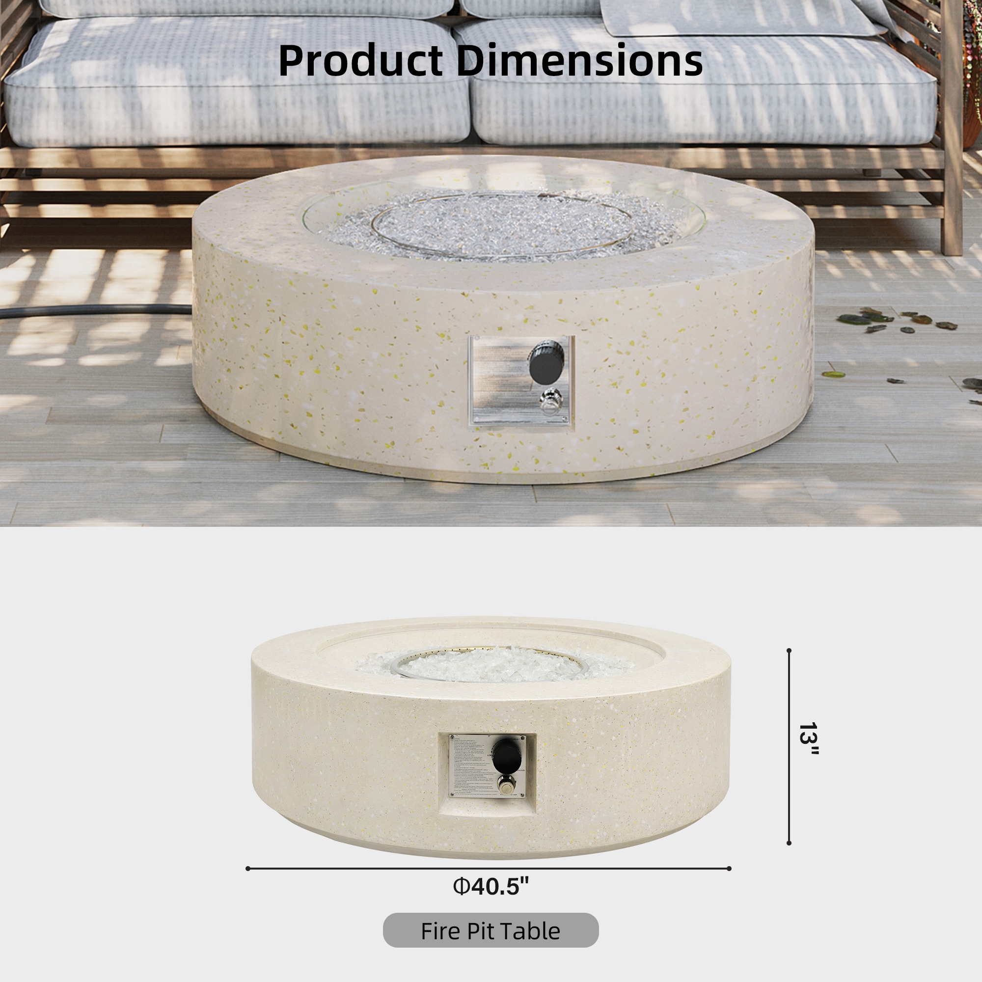 Patio Watcher LS-42S-MH Outdoor-Gas-Firepits - View #3