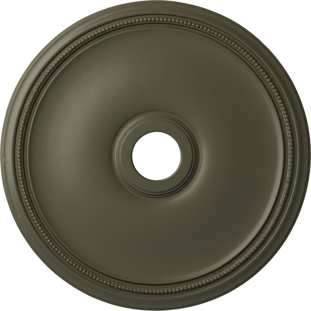 Ekena Millwork CM24THWHF Theia 24-in W x 24-in L Painted Witch Hazel Polyurethane Whole Ceiling Medallion