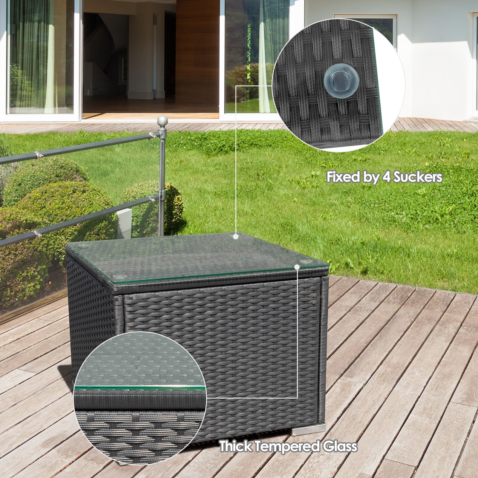 Forclover HYFE-67714TU Patio-Conversation-Sets - View #7
