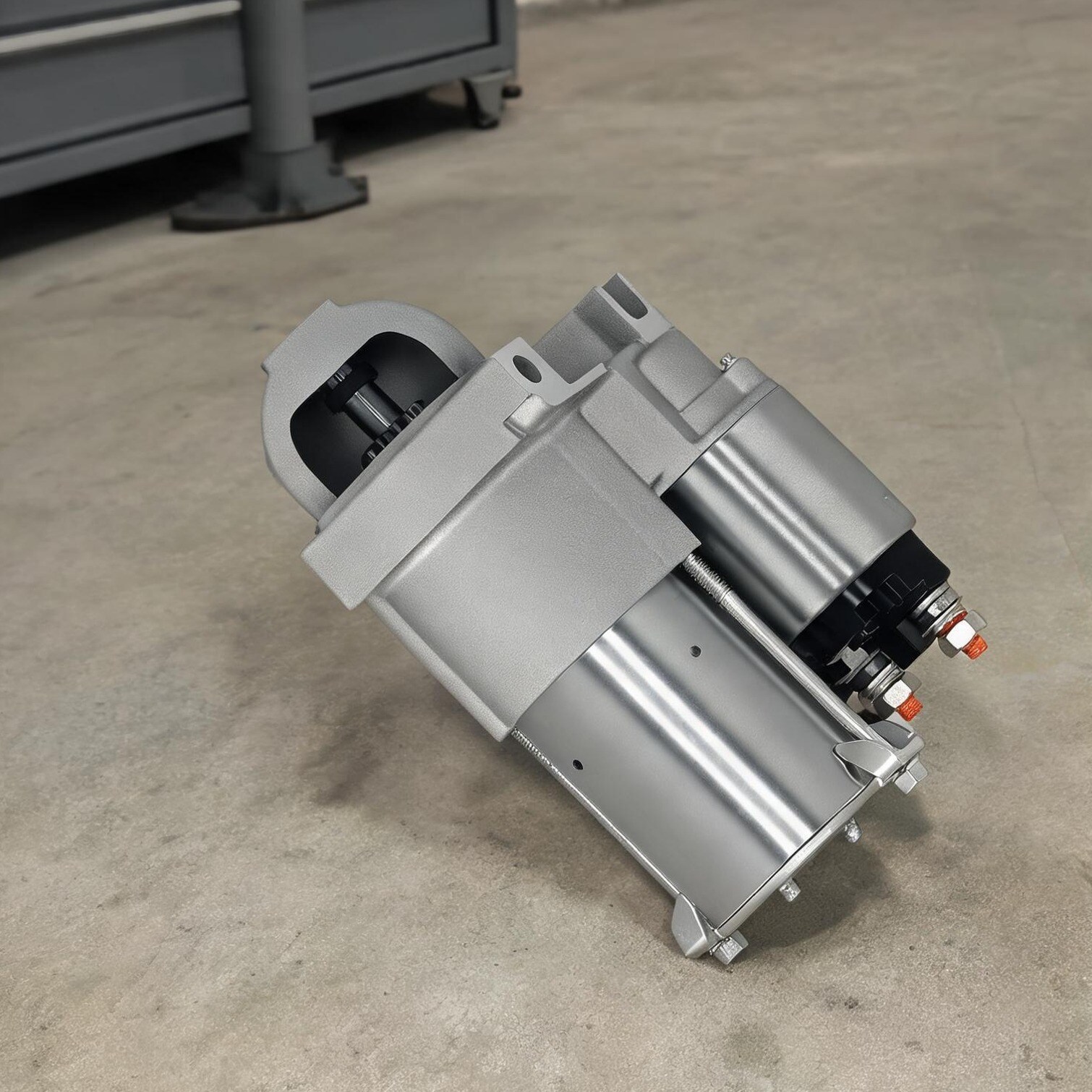 Tammesy Starter Motor with 11.5 x 7.6 x 5.7 in and Metal Frame