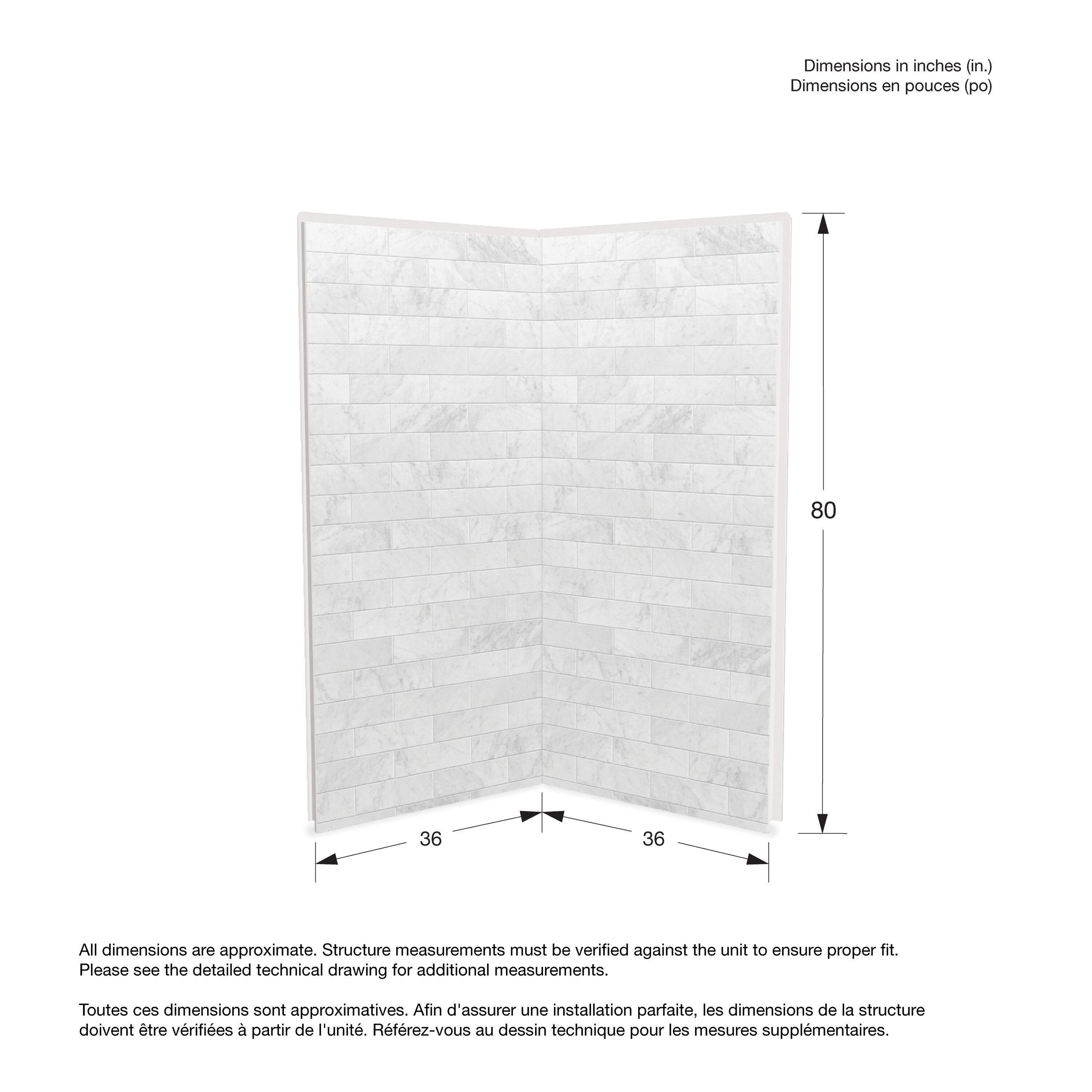 MAAX 103388-307-508-000 Shower-Wall-Surrounds - View #13