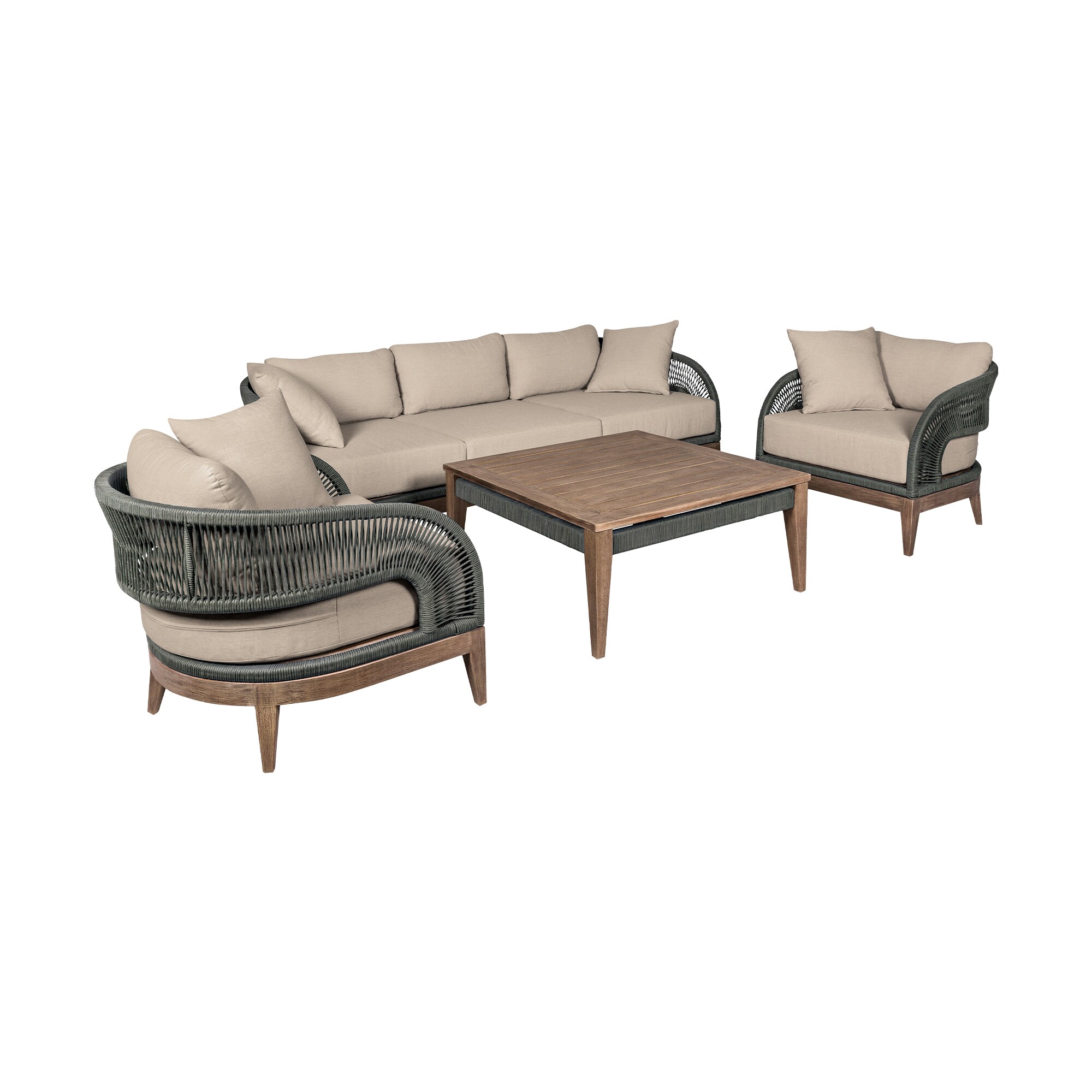 Armen Living SETOR4EUCTP Patio-Conversation-Sets - View #13