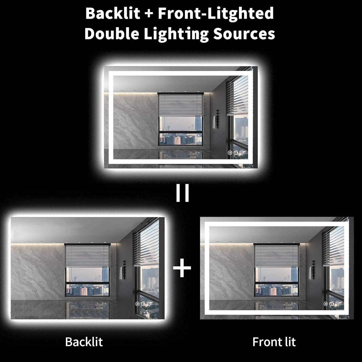 Boyel Living BL-W3377-10001 Makeup-Mirrors - View #3