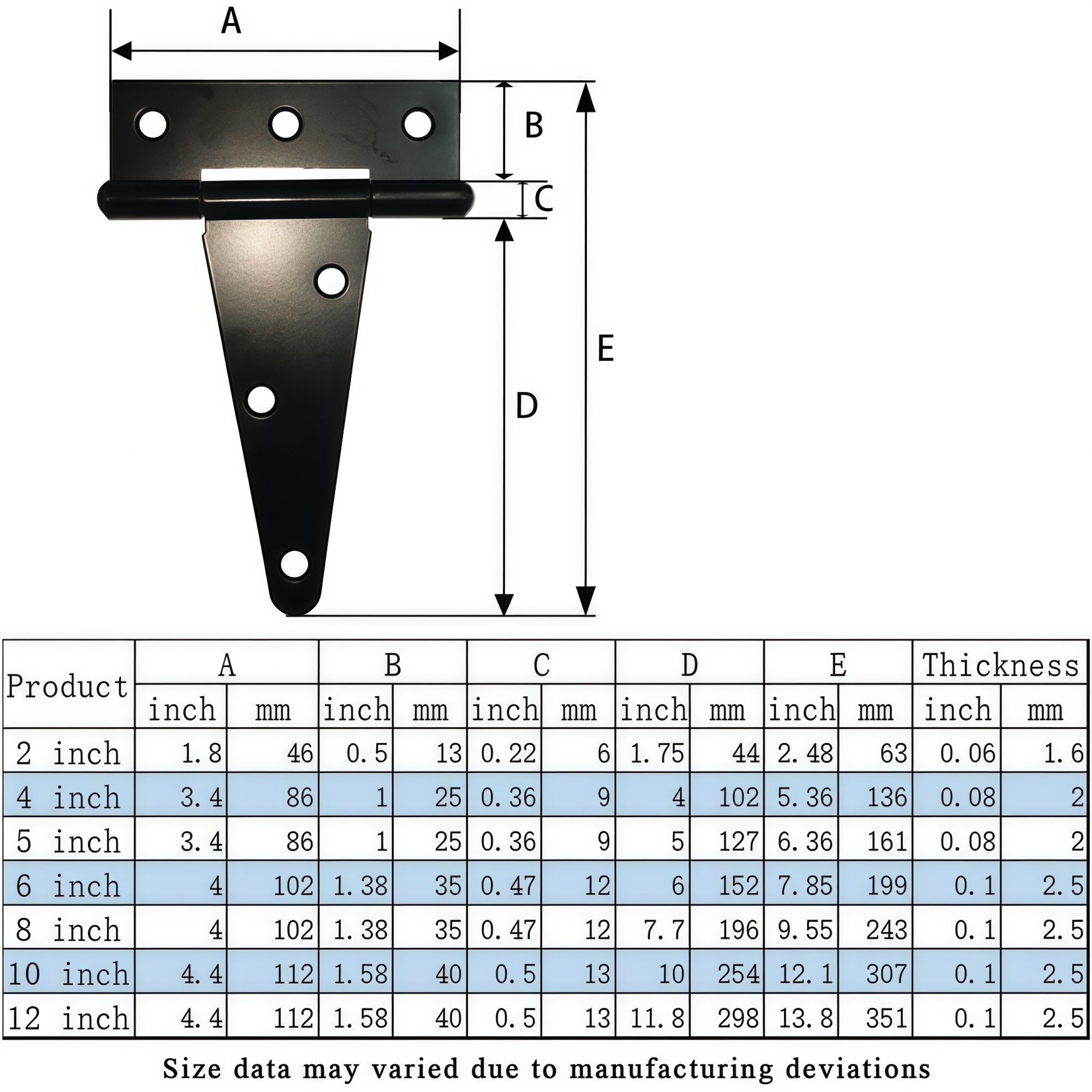 Numhew NHWILL43422 Gate-Hardware - View #3