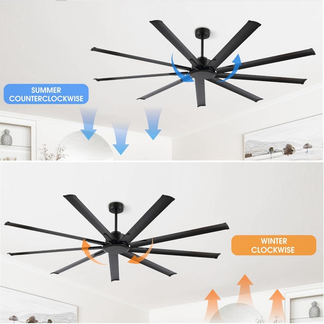 MLIAN WBCF-BS212-BK Ceiling-Fans - View #4