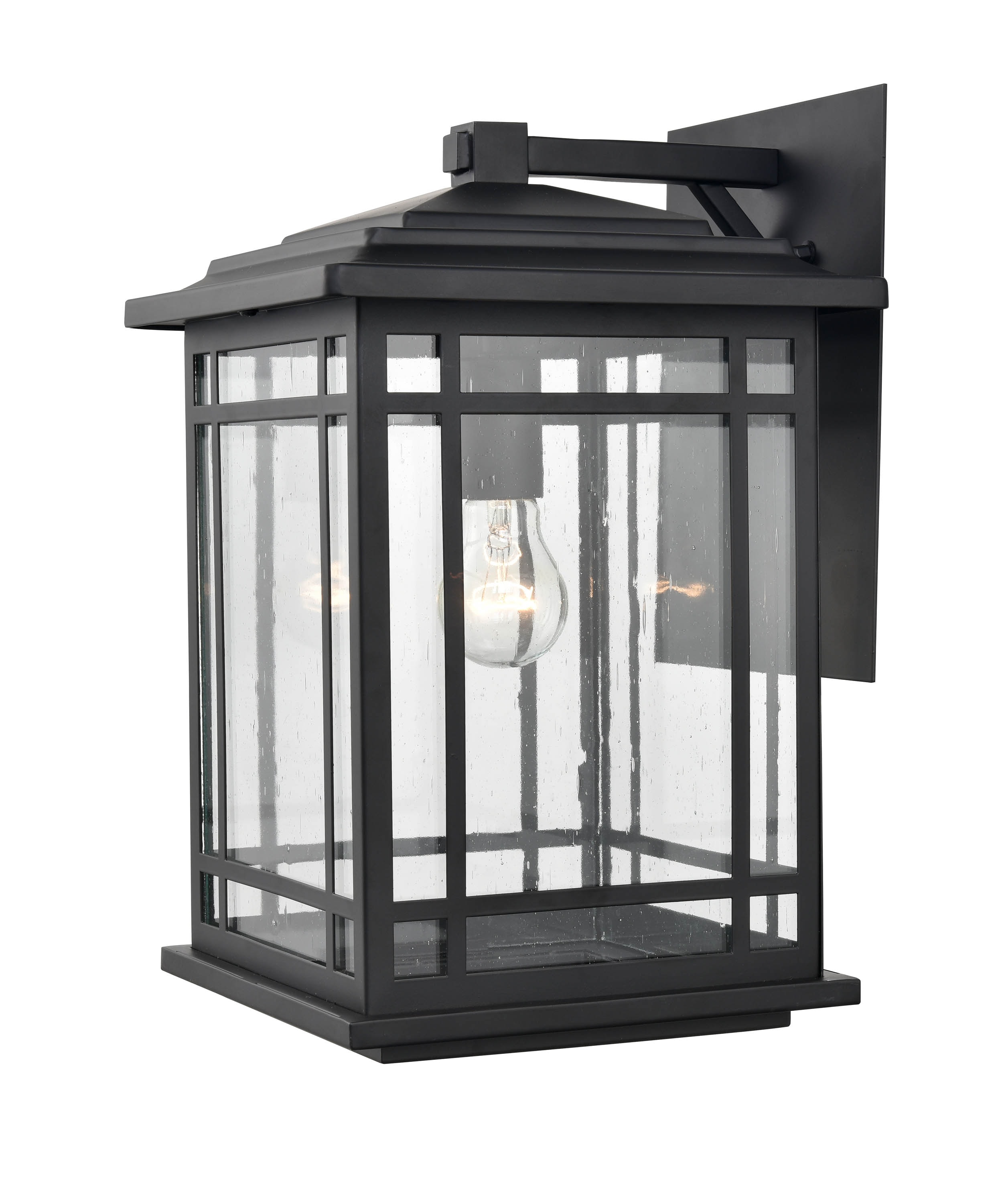 Millennium Lighting 4152-PBK Armington 1 -Light 15-in H Black Hardwired Dark Sky Outdoor Wall Light